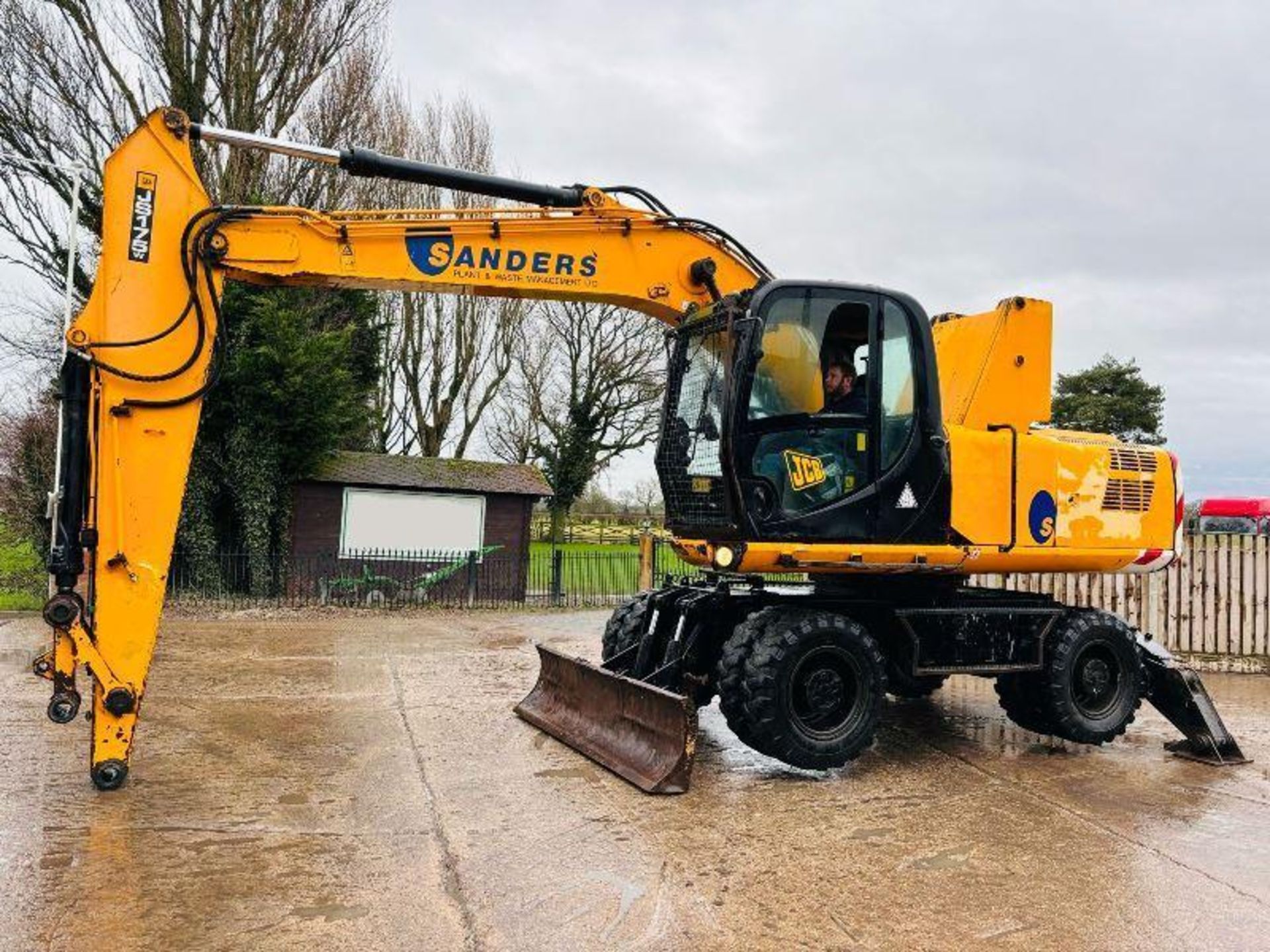 JCB JS175W WHEELED EXCAVATOR *YEAR 2012* C/W FRONT BLADE - Image 6 of 19