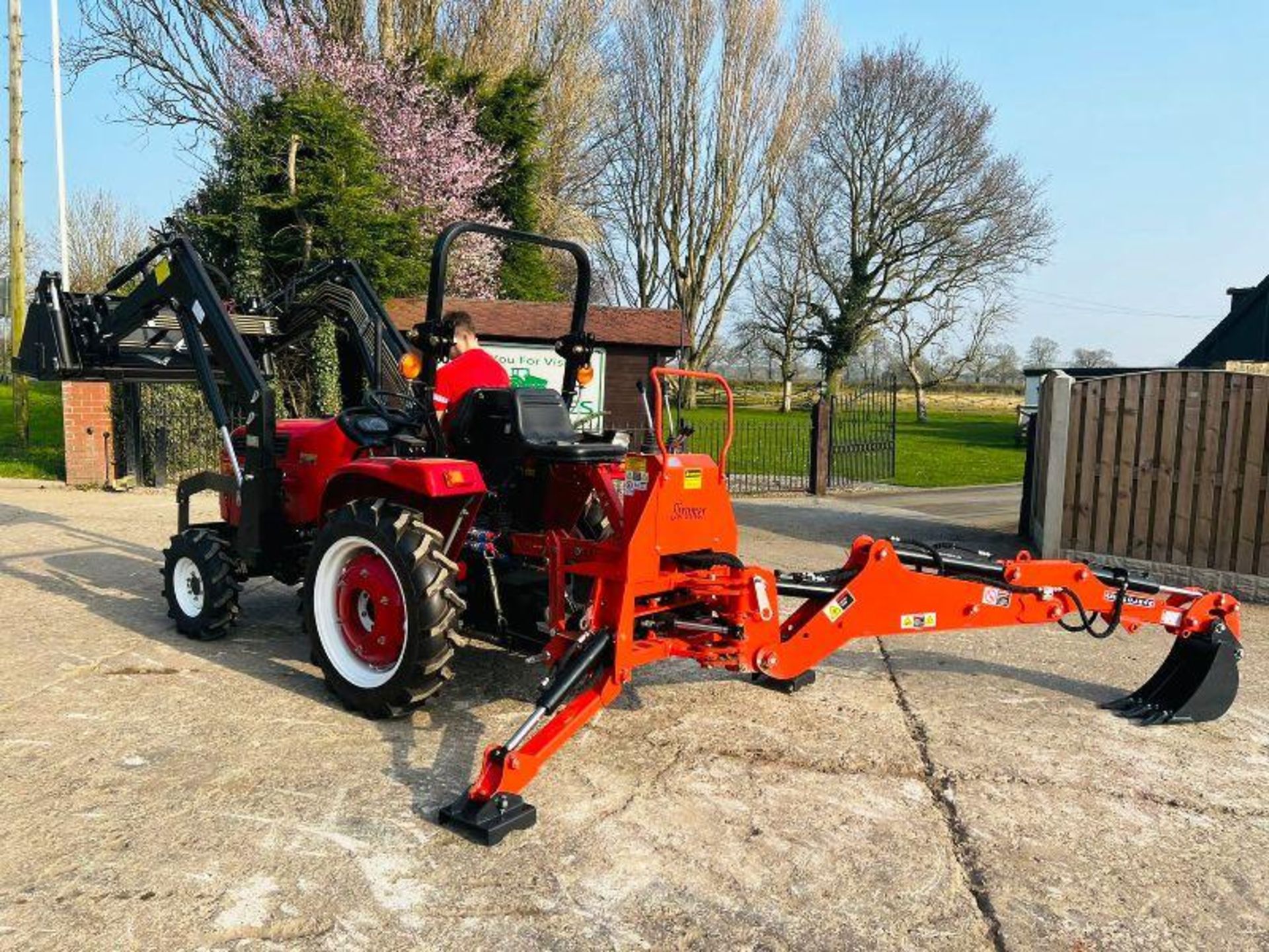 ** BRAND NEW SIROMER 304 4WD TRACTOR WITH LOADER & BACK ACTOR YEAR 2023 ** - Bild 3 aus 17