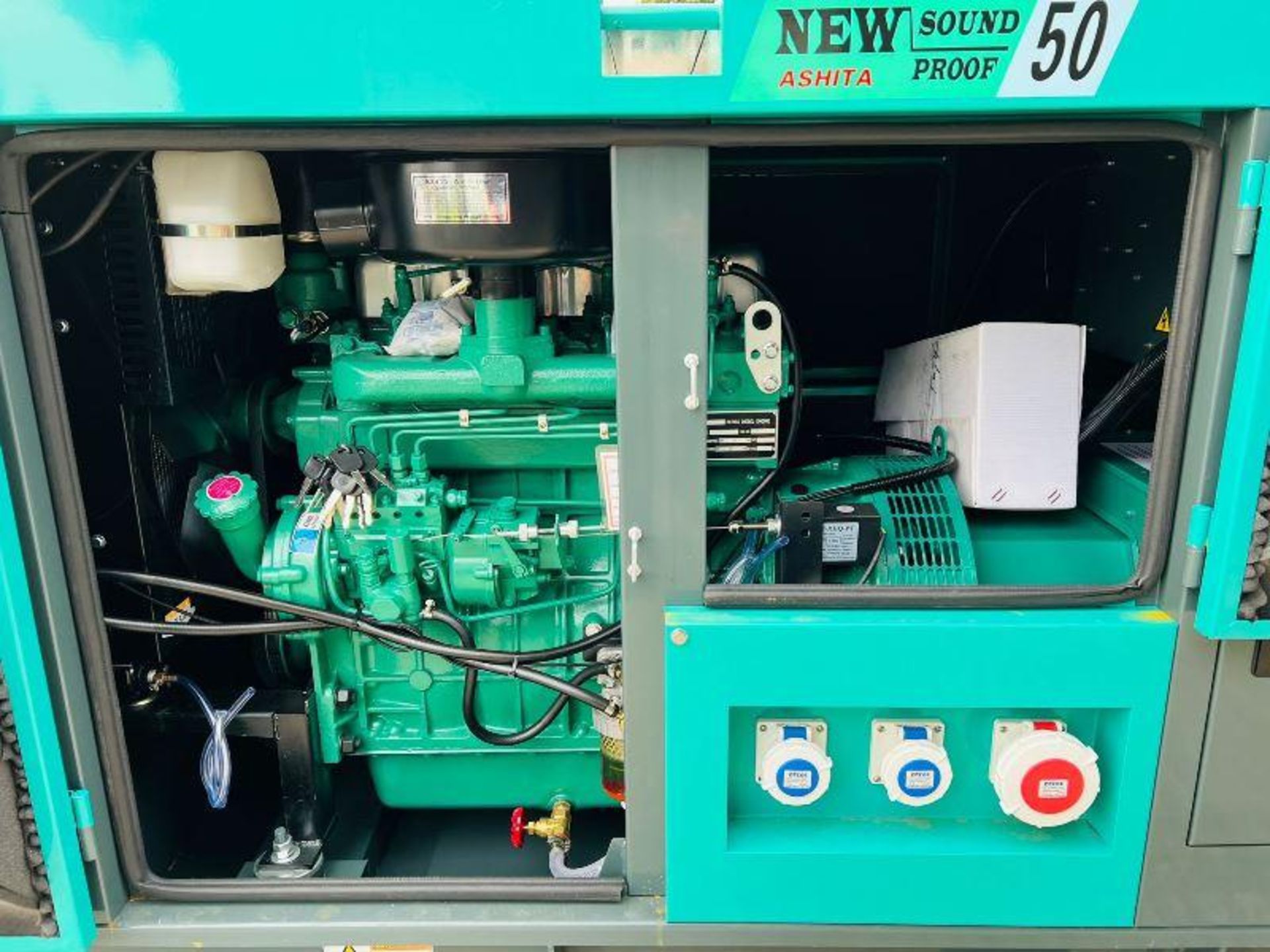 BRAND NEW ASHITA AG3-50 50KVA SILENT RUN GENERATOR *YEAR 2023* - Image 11 of 15