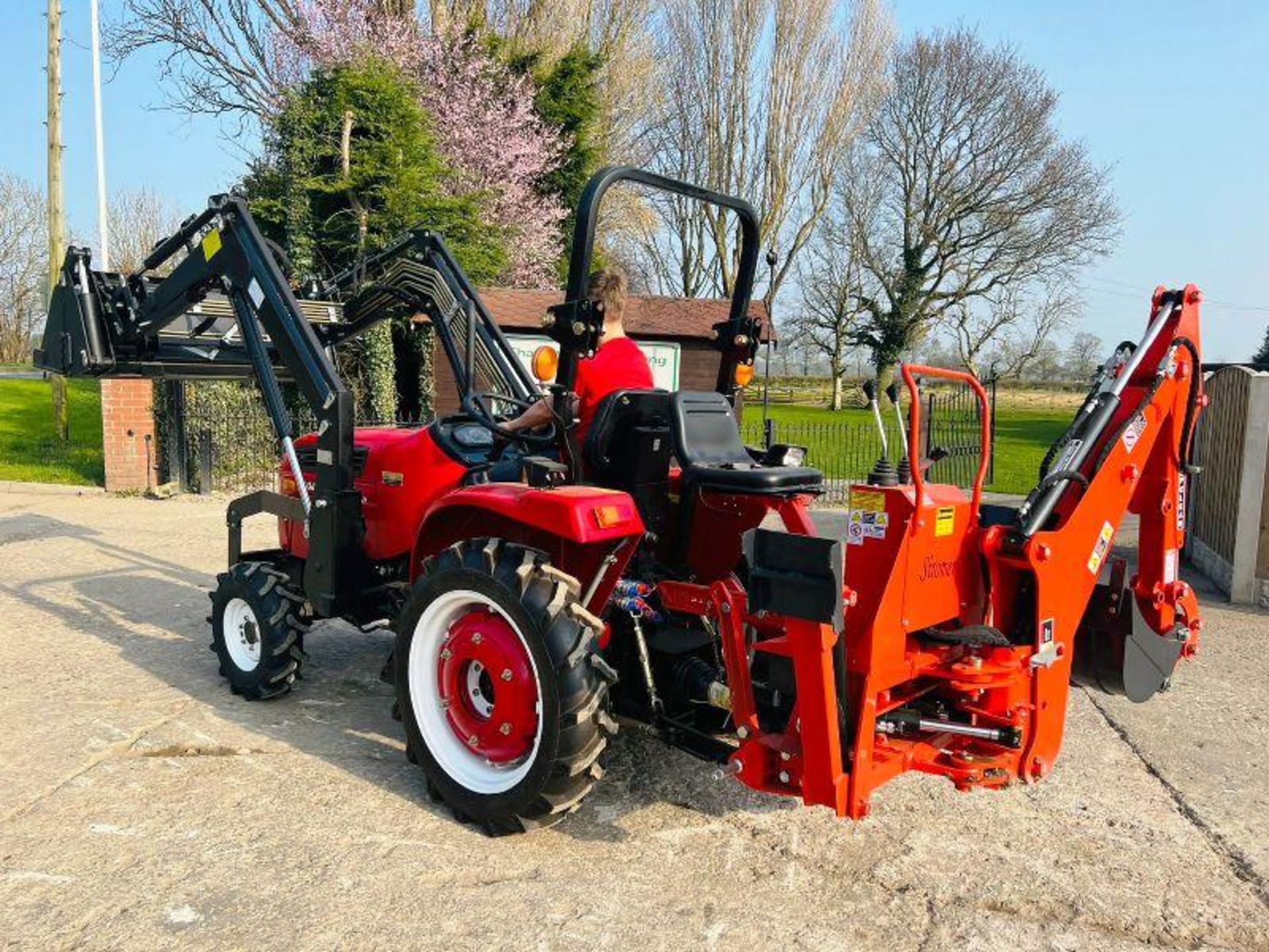 ** BRAND NEW SIROMER 304 4WD TRACTOR WITH LOADER & BACK ACTOR YEAR 2023 ** - Bild 4 aus 17