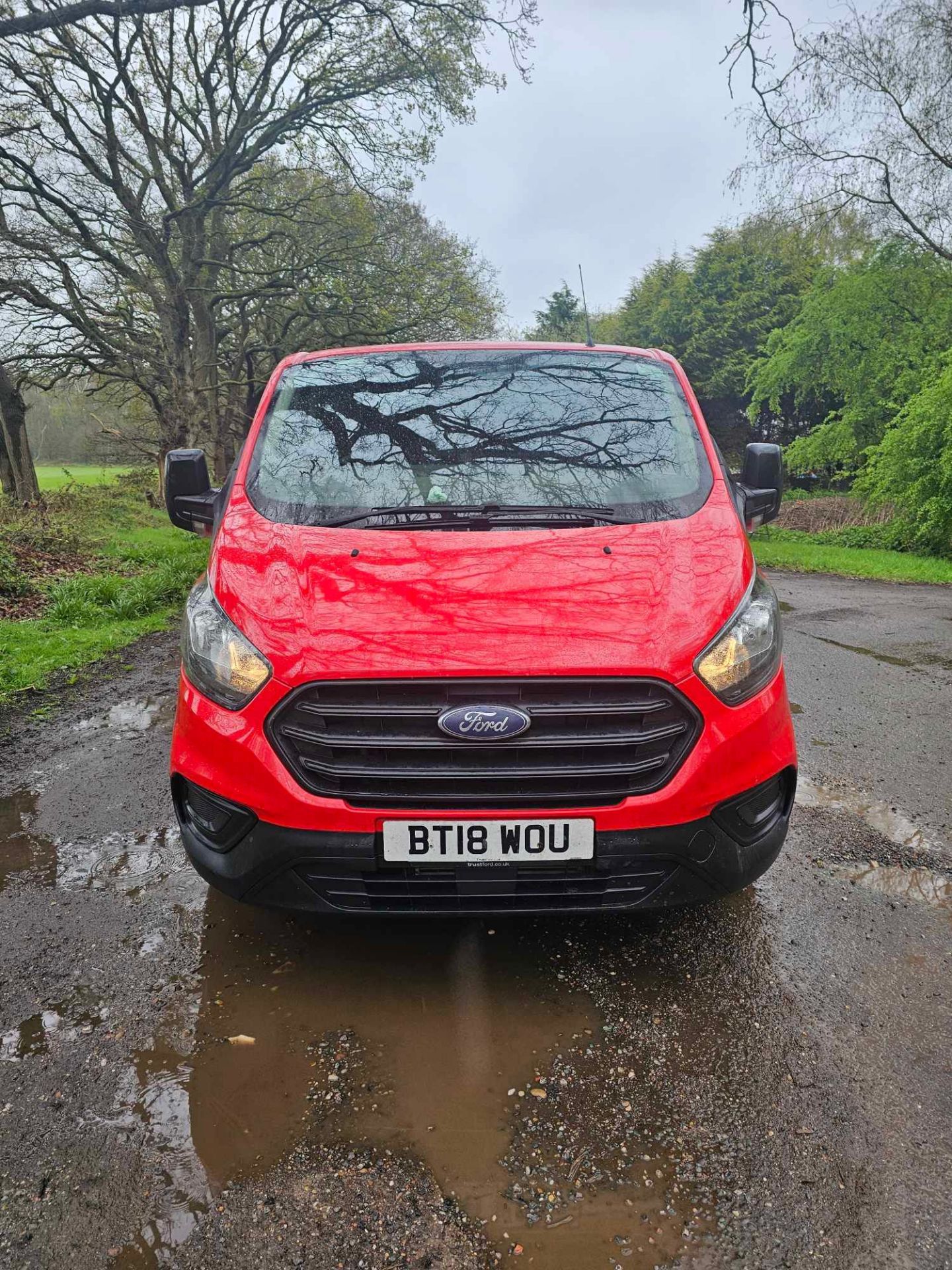 2018 18 FORD TRANSIT CUSTOM PANEL VAN - 96K MILES - EURO 6 - PLY LINED - AIR CON - Image 8 of 10