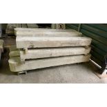 CONCRETE GATE POSTS