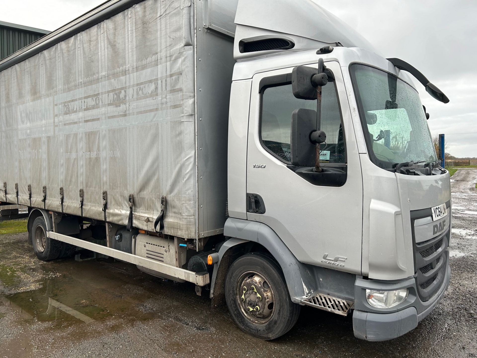 2014 64 DAF LF 150 FA EURO6 ULEZ 7.5T 21FT CURTAINSIDER TAIL LIFT TRUCK LORRY - Image 10 of 13