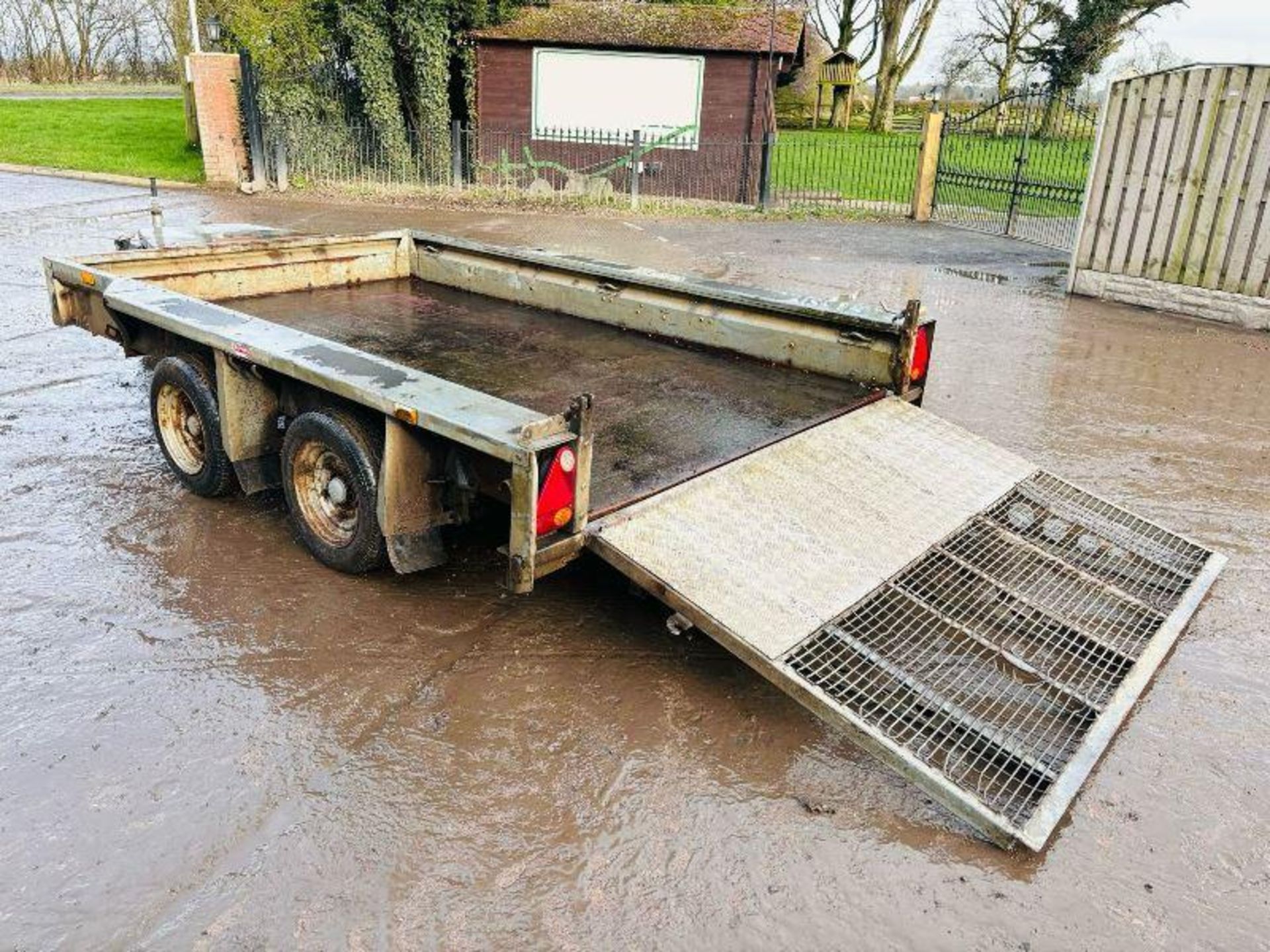 IFOR WILLIAMS *10FT X 6FT* TWIN AXLE PLANT TRAILER - Image 4 of 10
