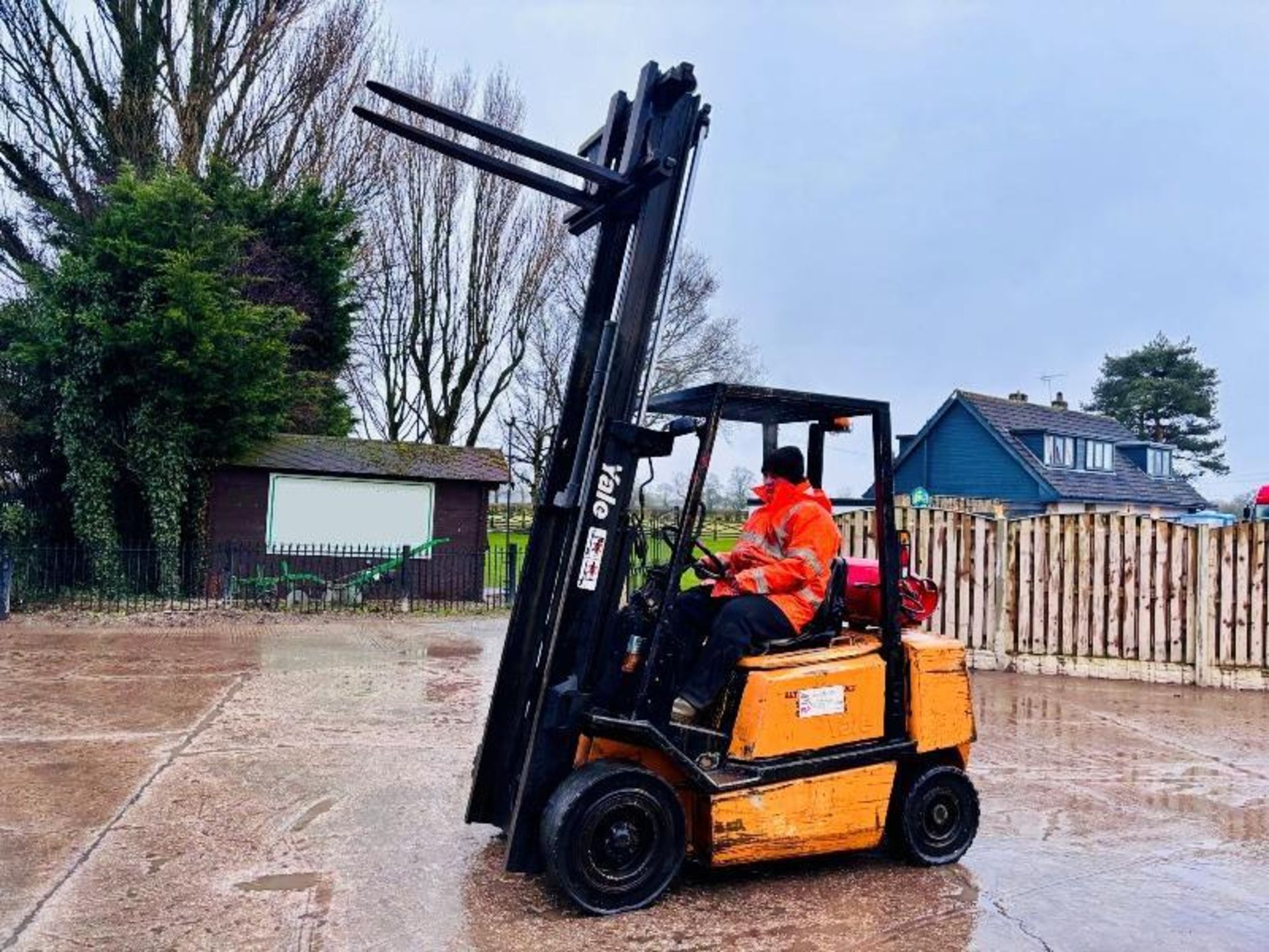 YALE GLP25RF FORKLIFT *CONTAINER SPEC* C/W SIDE SHIFT - Image 12 of 13