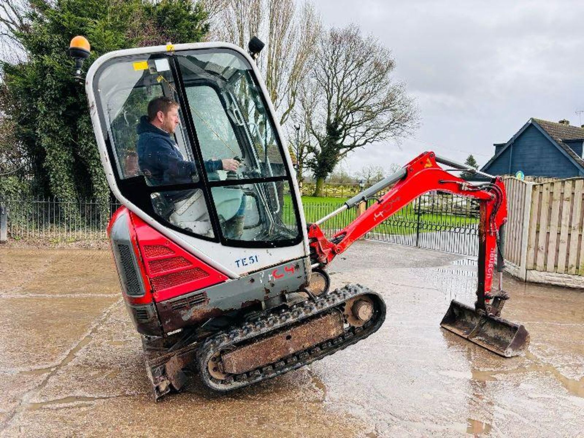 NEUSON TE51 TRACKED EXCAVATOR C/W EXPANDING TRACKS - Image 4 of 16