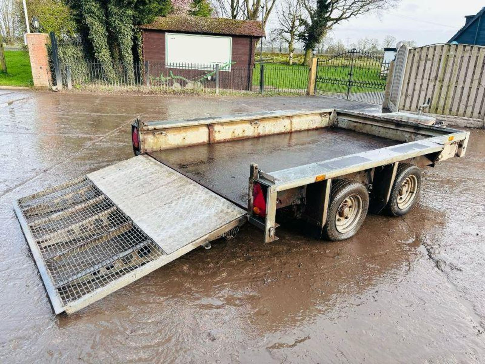 IFOR WILLIAMS *10FT X 6FT* TWIN AXLE PLANT TRAILER - Image 2 of 10