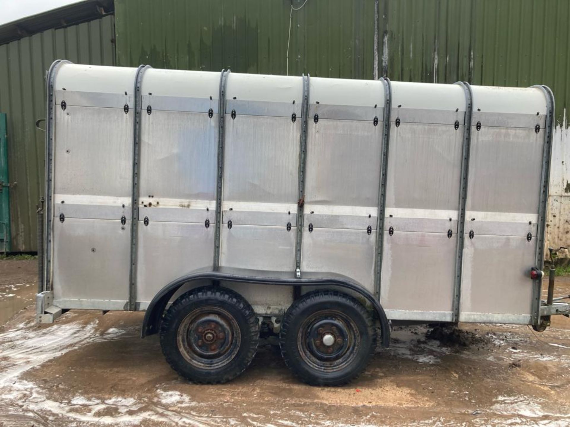 6FT IFOR WILLIAMS LIVE STOCK TRAILER - Image 6 of 8