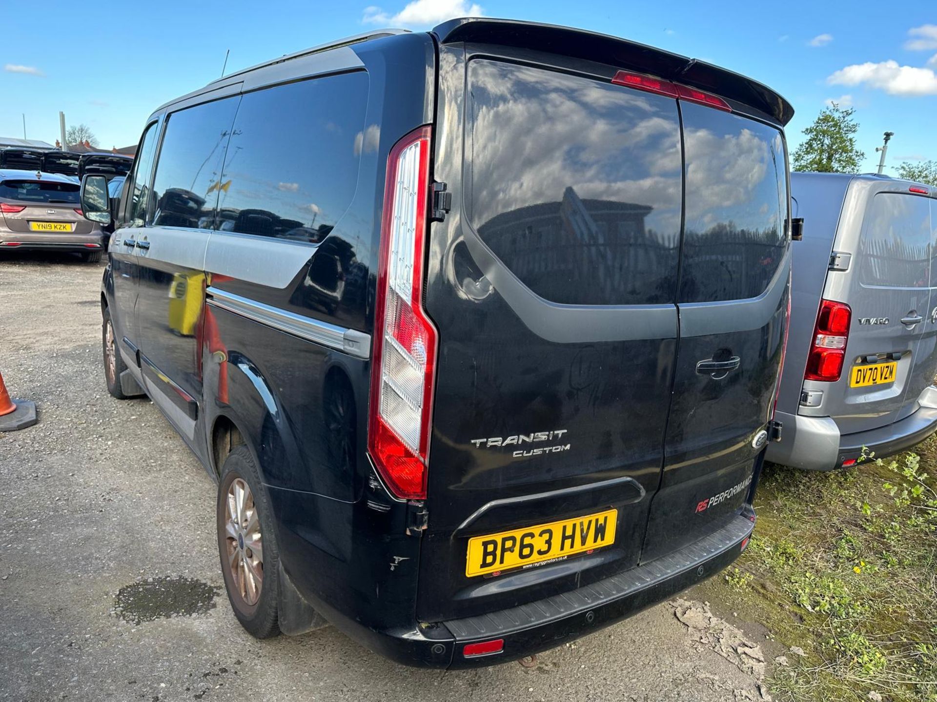 2014 63 FORD TRANSIT CUSTOM LIMITED PANEL VAN - 84K MILES - 1 KEY - AIR CON - ALLOY WHEELS - Image 6 of 7