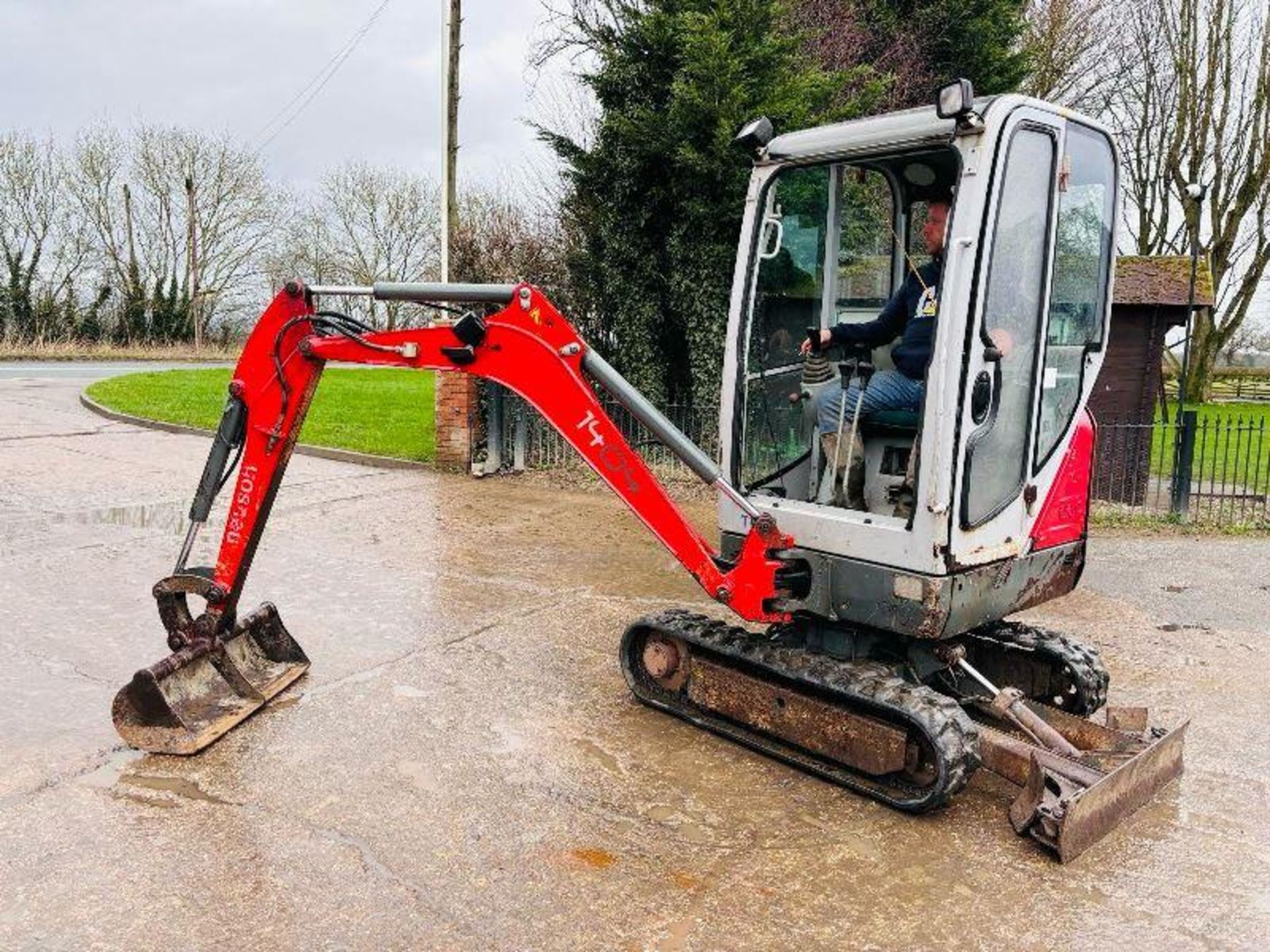 NEUSON TE51 TRACKED EXCAVATOR C/W EXPANDING TRACKS - Image 5 of 16