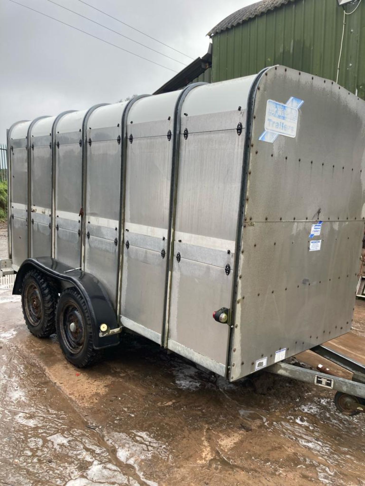 6FT IFOR WILLIAMS LIVE STOCK TRAILER