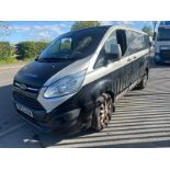 2014 63 FORD TRANSIT CUSTOM LIMITED PANEL VAN - 84K MILES - 1 KEY - AIR CON - ALLOY WHEELS