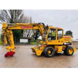 O&K MH5Z 4WD WHEELED EXCAVATOR C/W RAILWAY GEAR & 4 X SUPPORT LEGS