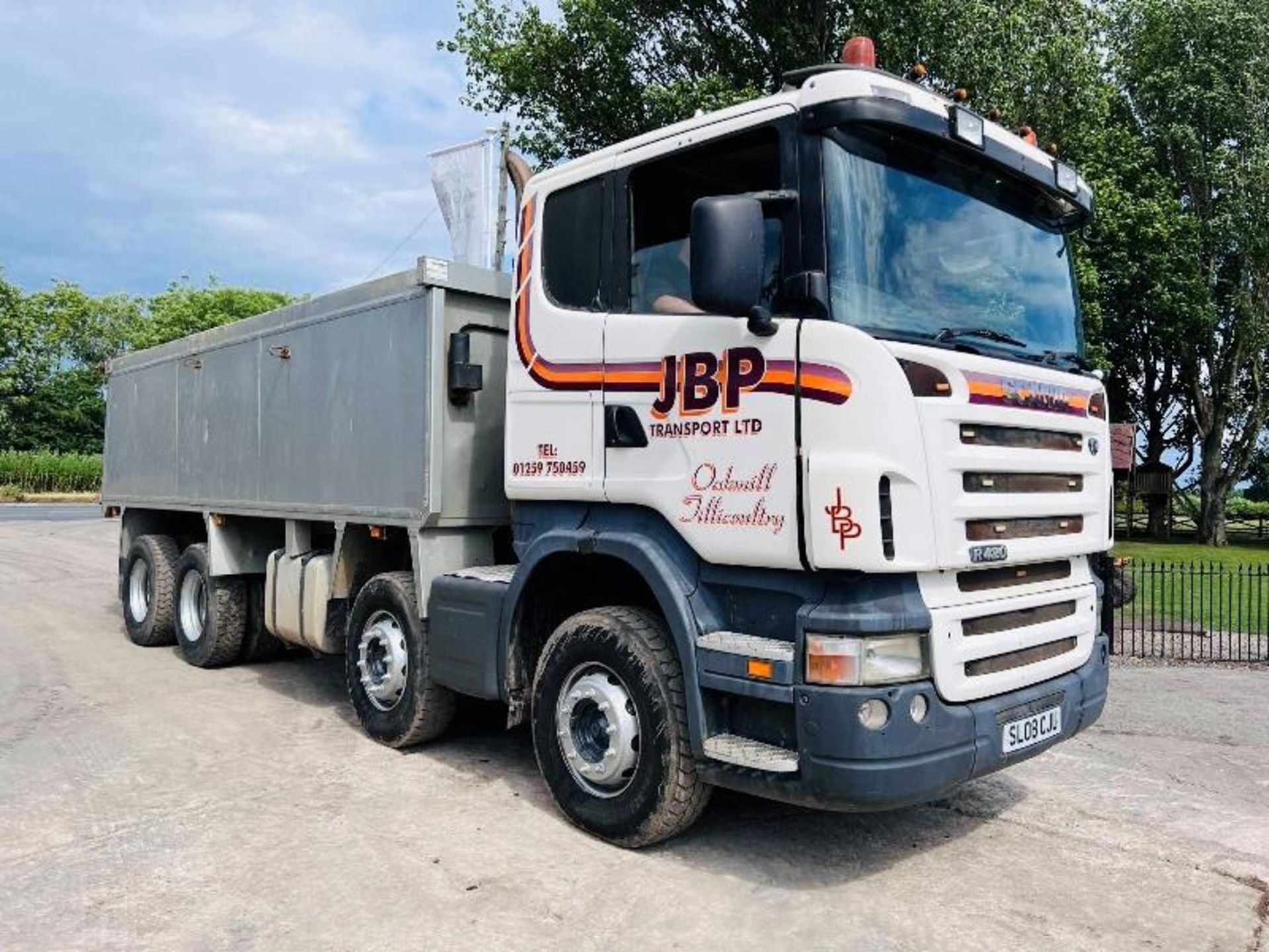 SCANIA R420 DOUBLE DRIVE TIPPER *YEAR 2008* C/W HYDRAULIC LOCKIN BACK DOOR