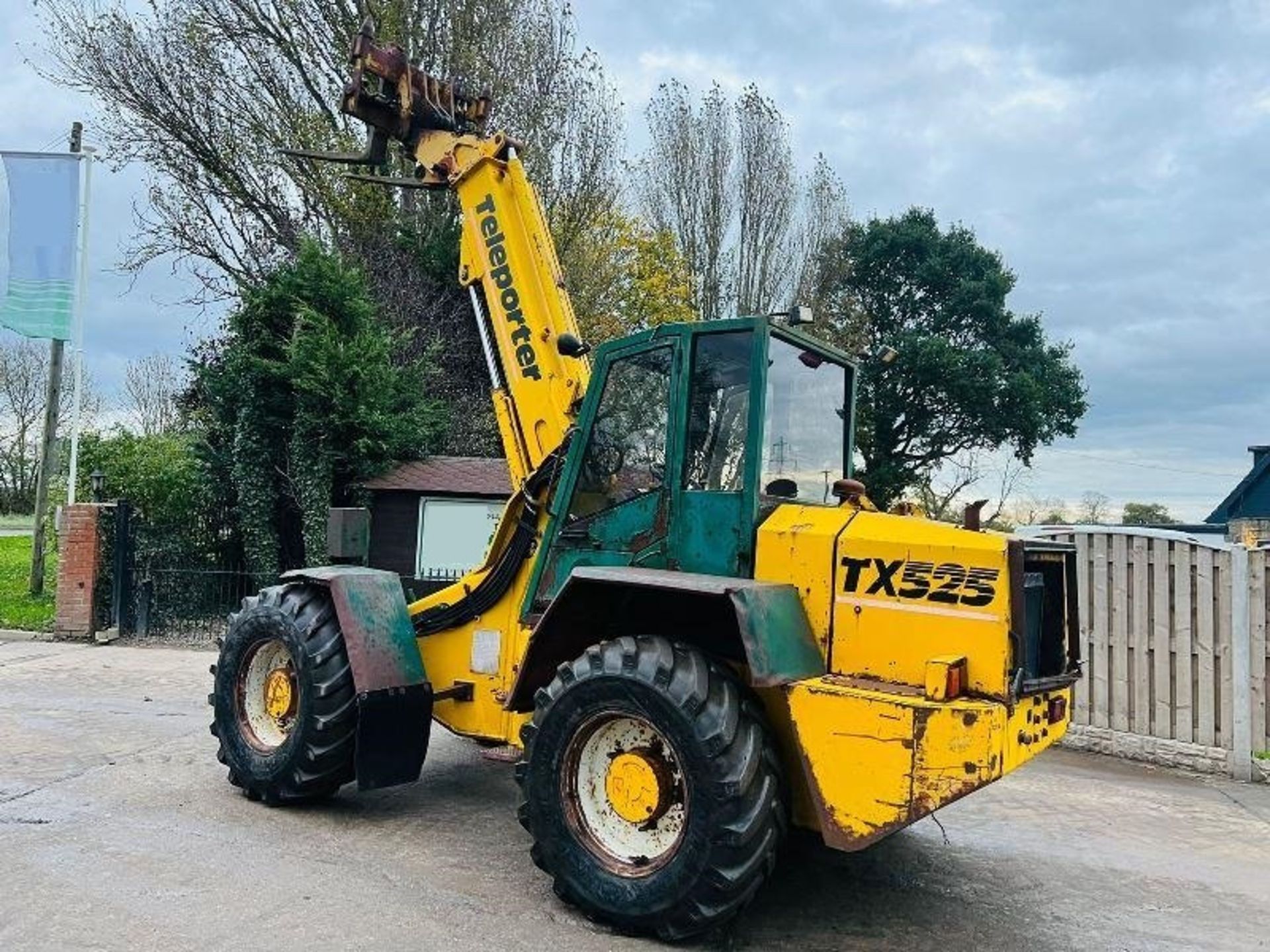 SANDERSON TX525 4WD TELEHANDLER C/W PIN AND CONE HEAD STOCK - Bild 7 aus 12