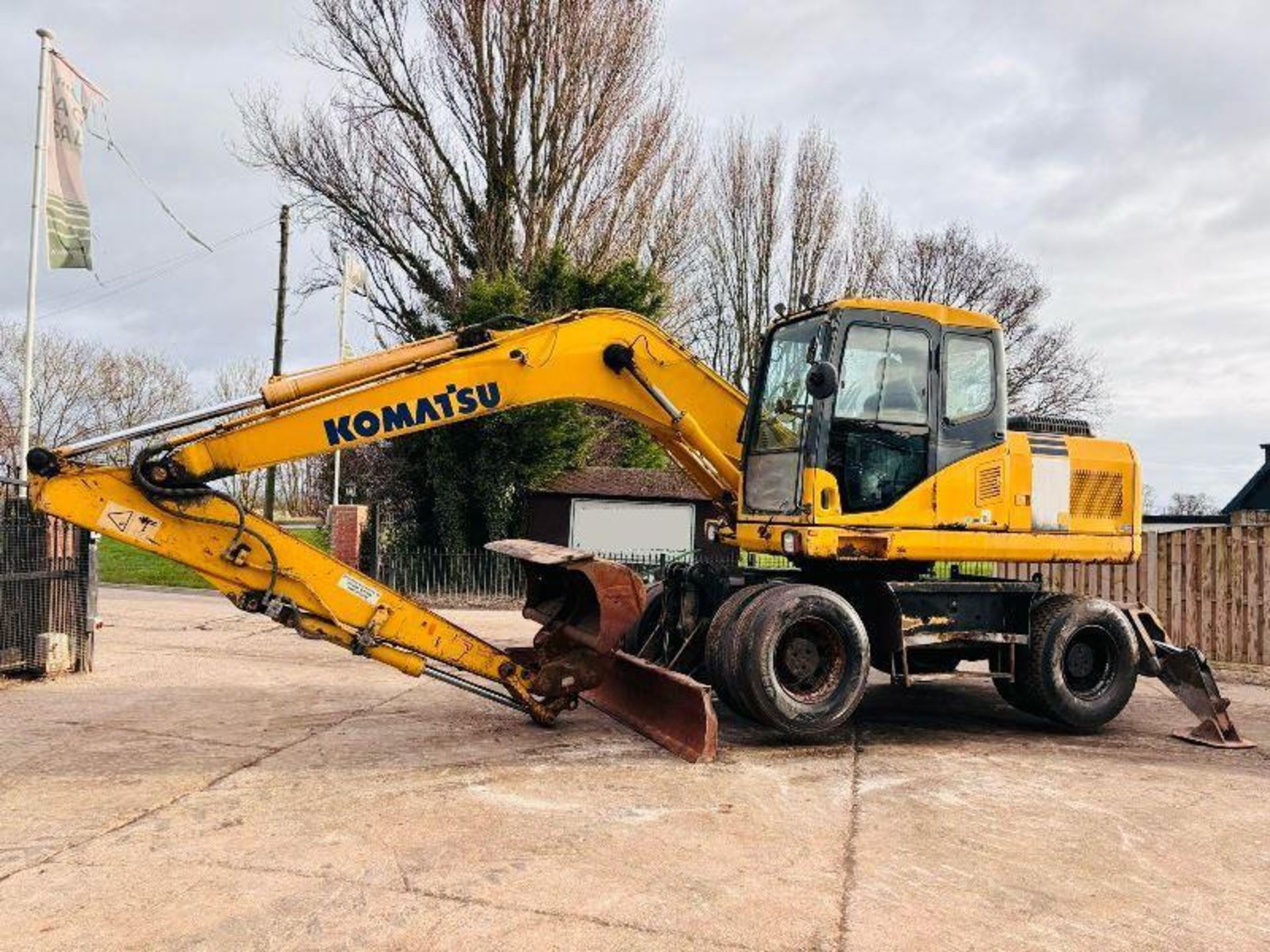 KOMATSU PW160ES-7K 4WD WHEELED EXCAVATOR C/W QUICK HITCH - Image 13 of 14