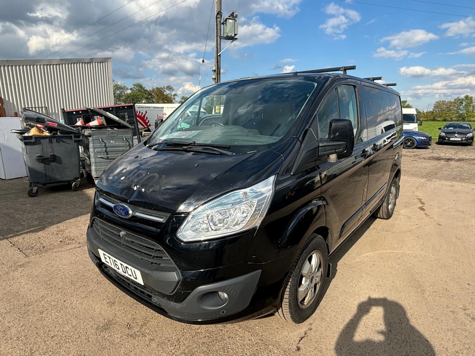 2016 16 FORD TRABSIT CUSTOM LIMITED PANEL VAN - 132K MILES - AIR CON - ALLOY WHEELS - ROOF RACK  - Bild 7 aus 12