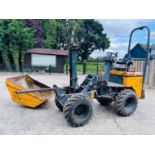 TEREX 4WD DUMPER *4 CYL KUBOTA ENGINE* C/W SKIP AND HYDRAULIC LOG SPLITTER