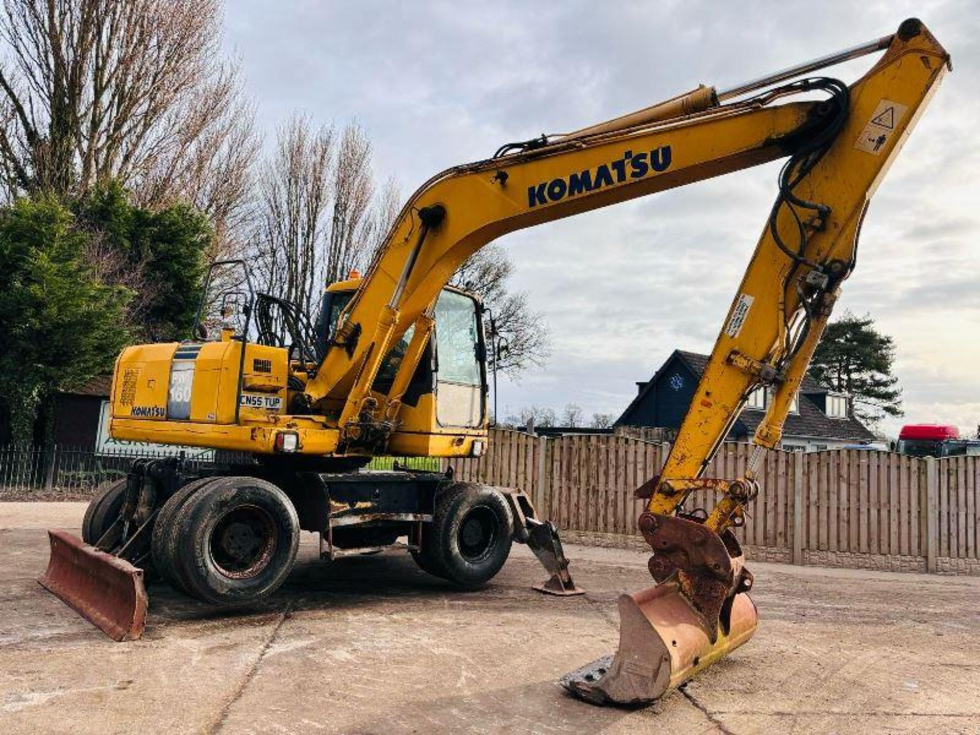 KOMATSU PW160ES-7K 4WD WHEELED EXCAVATOR C/W QUICK HITCH - Bild 11 aus 14