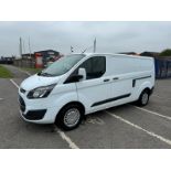 2016 65 FORD TRANSIT CUSTOM LWB PANEL VAN - 114K MILES - AIR CON - SAT NAV - TAILGATE