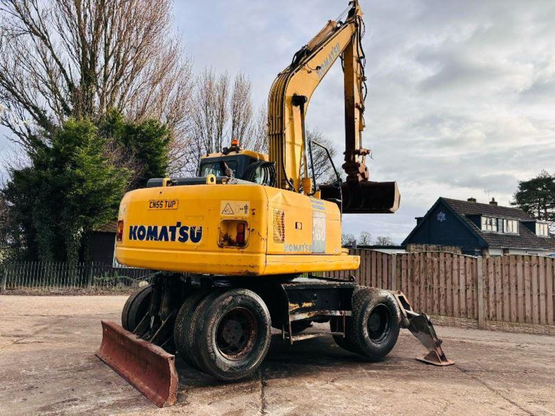 KOMATSU PW160ES-7K 4WD WHEELED EXCAVATOR C/W QUICK HITCH - Bild 5 aus 14