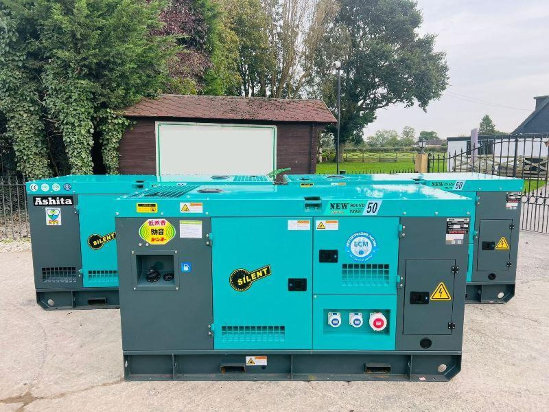 BRAND NEW ASHITA AG3-50 50KVA SILENT RUN GENERATOR *YEAR 2023* - Image 13 of 15