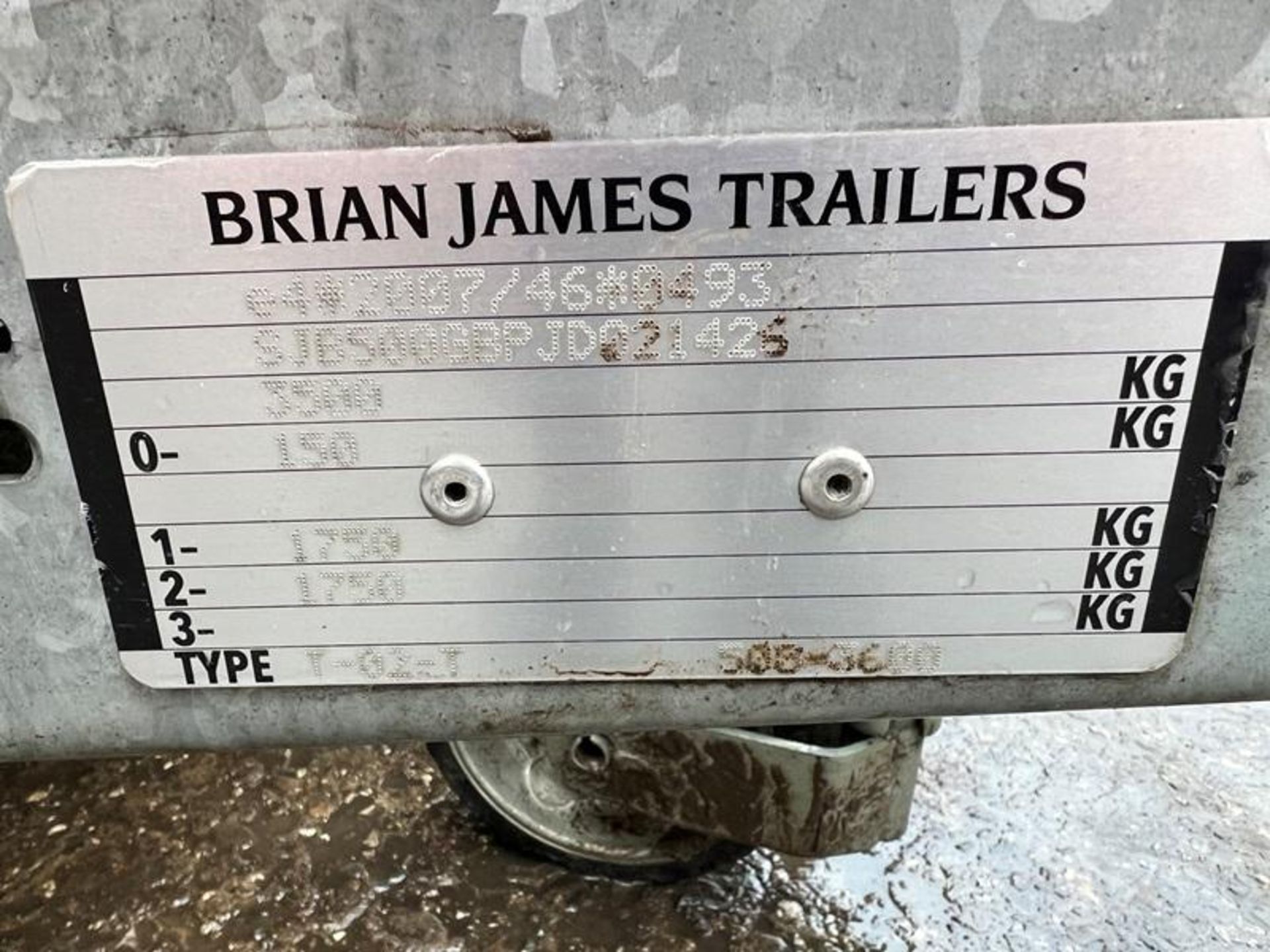BRIAN JAMES TWIN AXLE CARGO SHIFTER TRAILER C/W DROP DOWN LOADING RAMP - Image 6 of 10