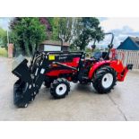 BRAND NEW SIROMER 304 4WD TRACTOR WITH LOADER & BACK ACTOR YEAR 2023