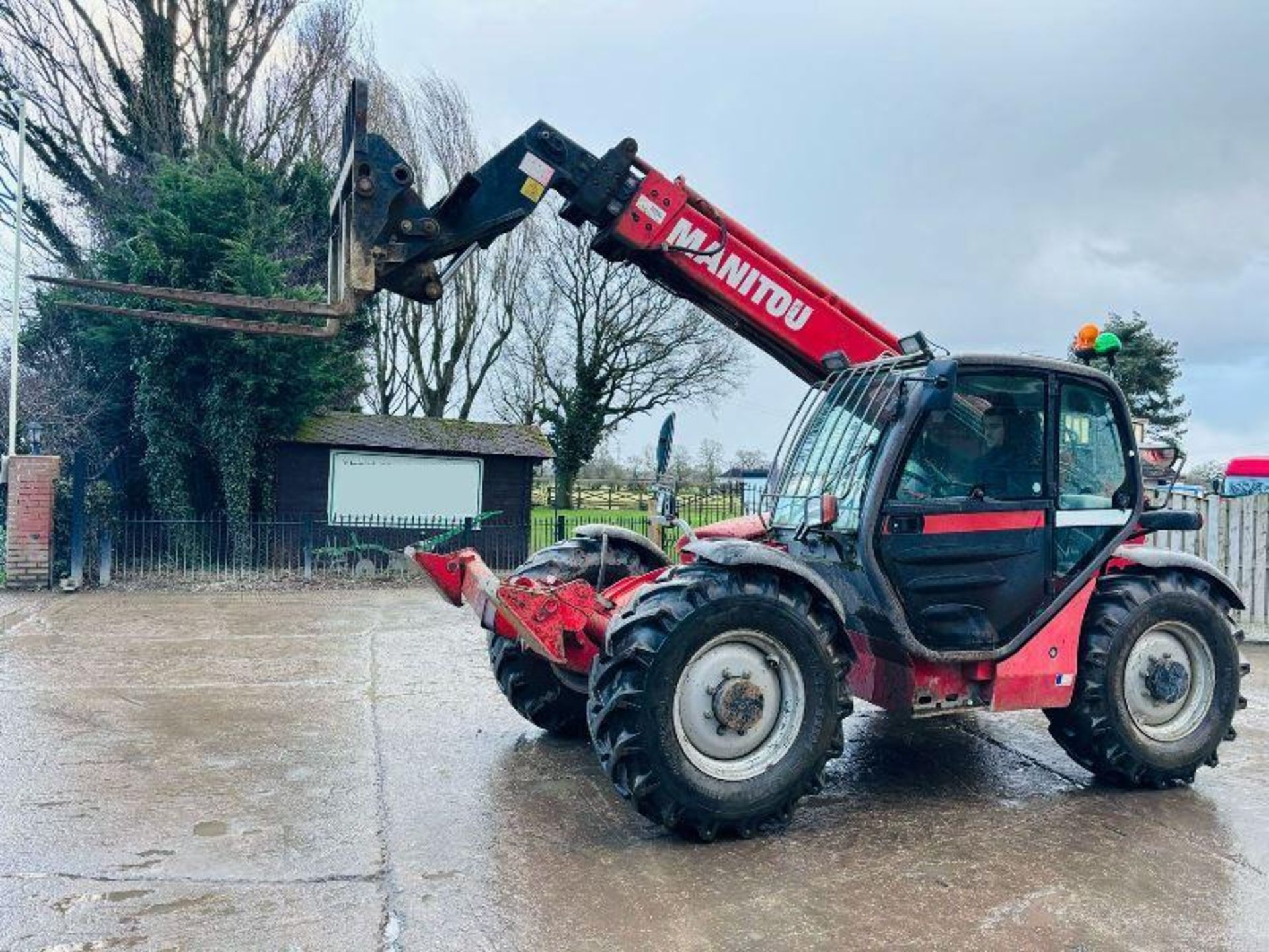 MANITOU MT1030 4WD TELEHANDLER *10.5 METER REACH, 8384 HOURS* C/W PALLET TINES