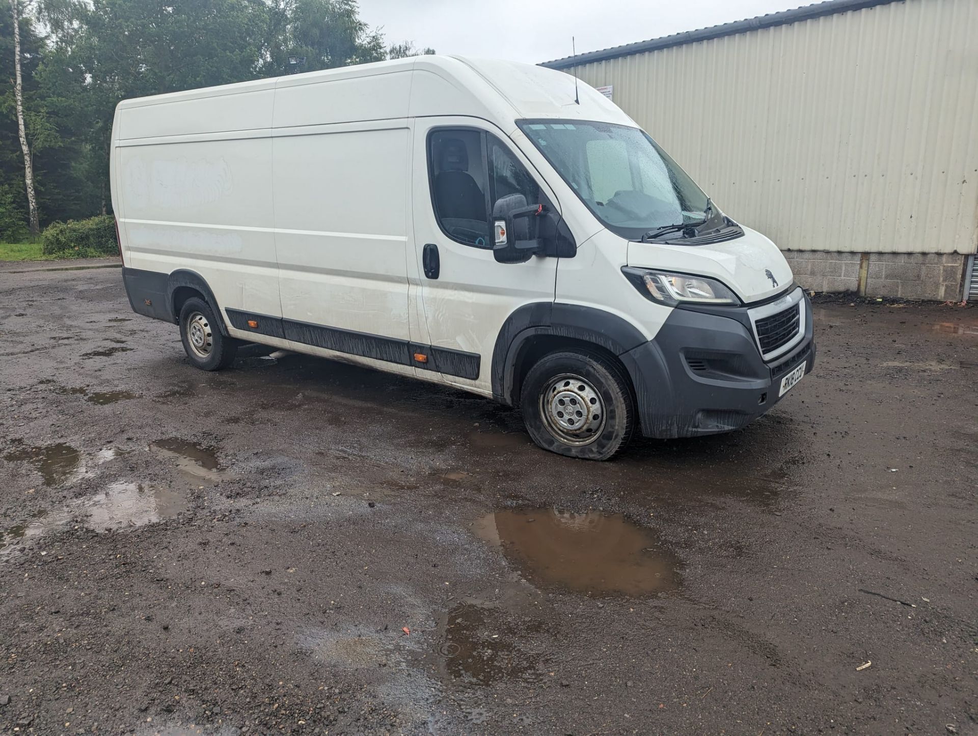 2018 18 PEUGEOT BOXER XLWB PANEL VAN - 118K MILES - EURO 6 - L4 MODEL - PLY LINED - AIR CON - Image 2 of 10