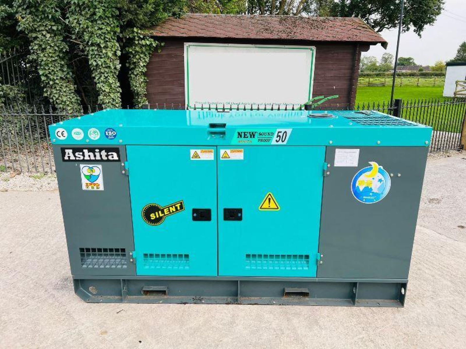 BRAND NEW ASHITA AG3-50 50KVA SILENT RUN GENERATOR *YEAR 2023*