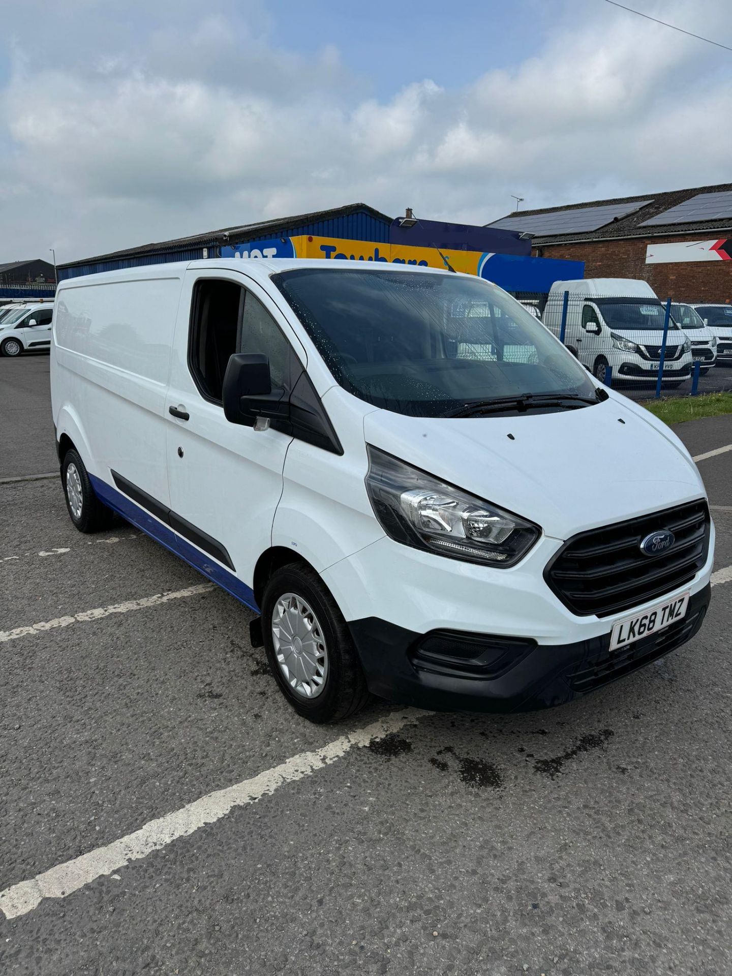 2019 68 FORD TRANSIT CUSTOM LWB PANEL VAN - 84K MILES - AIR CON - PLY LINED - EURO 6