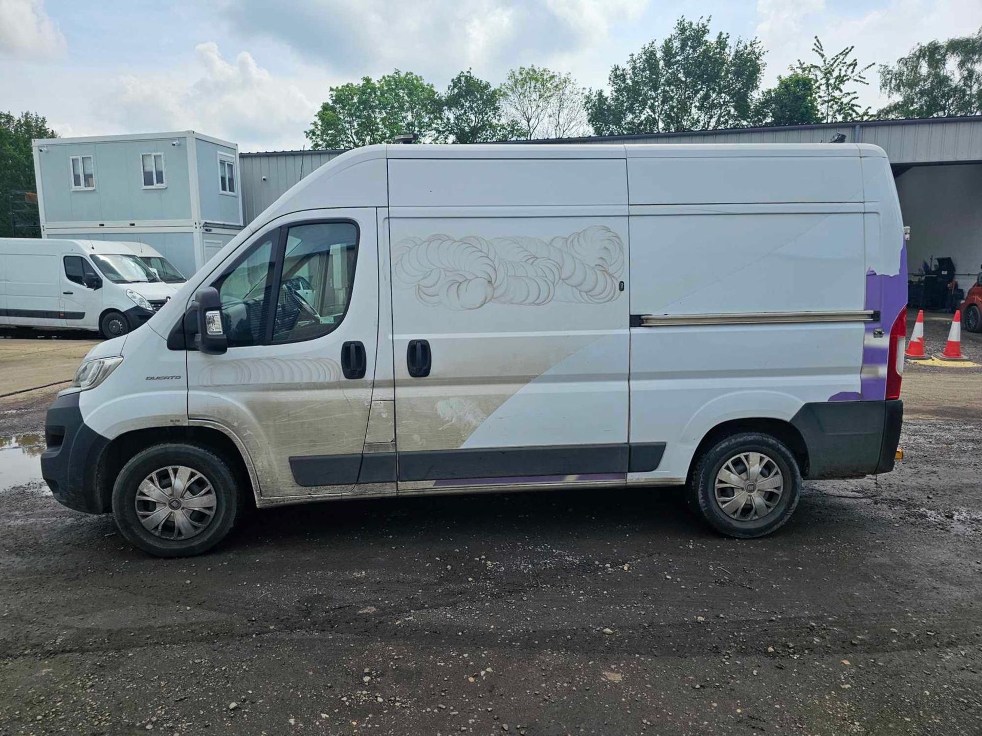 2019 19 FIAT DUCATO EX BT WORKSHOP VAN - 87K MILES - INTERNAL RACKING - EURO 6 - EBERSPACHER HEATER  - Image 4 of 10