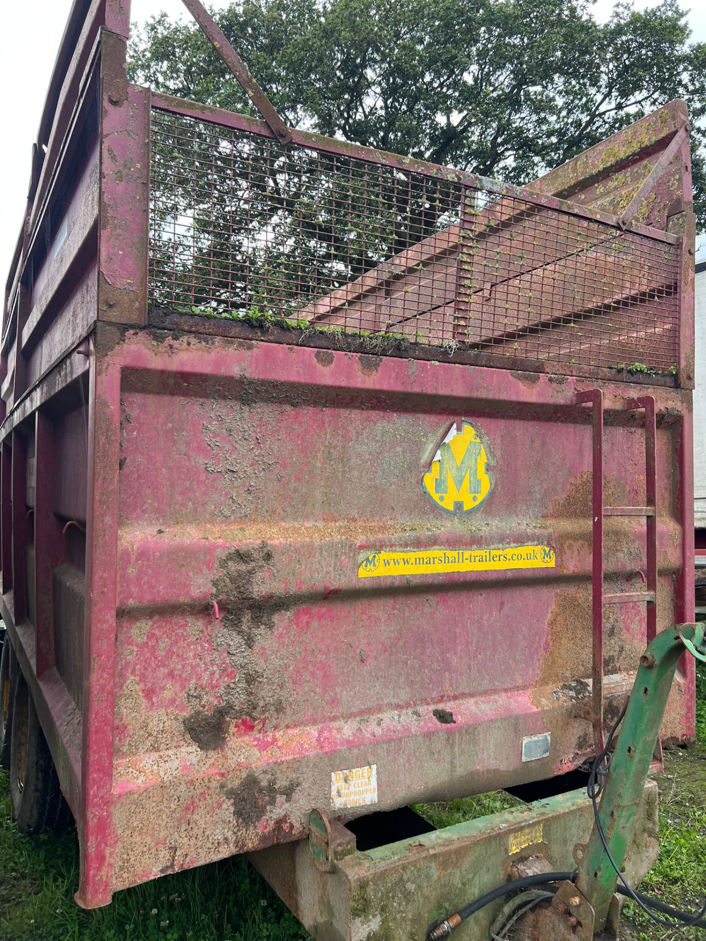 MARSHAL 11 TON SILAGE TRAILER - Image 2 of 5