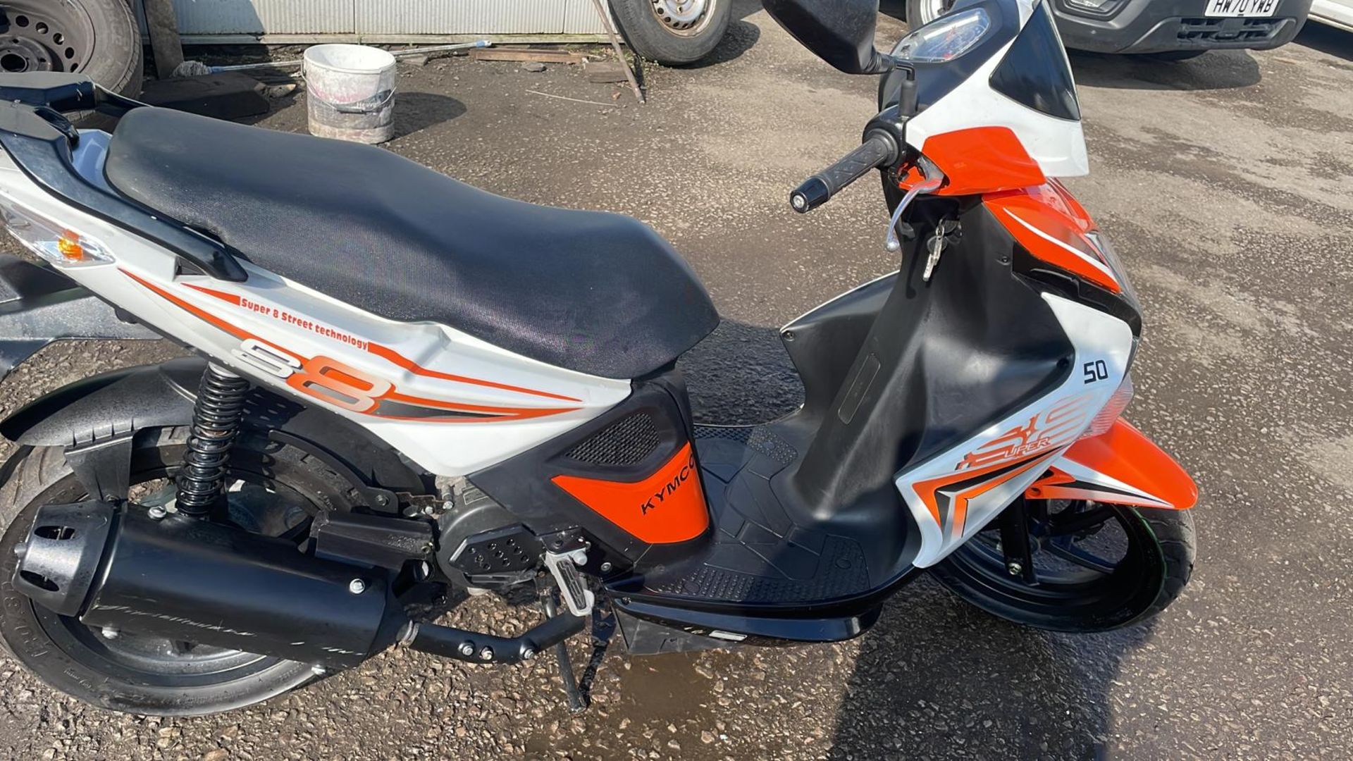 2020 71 KYMCO SUPER 8 50 SCOOTER - ONLY 291 WARRANTED MILES FROM NEW - Image 3 of 3