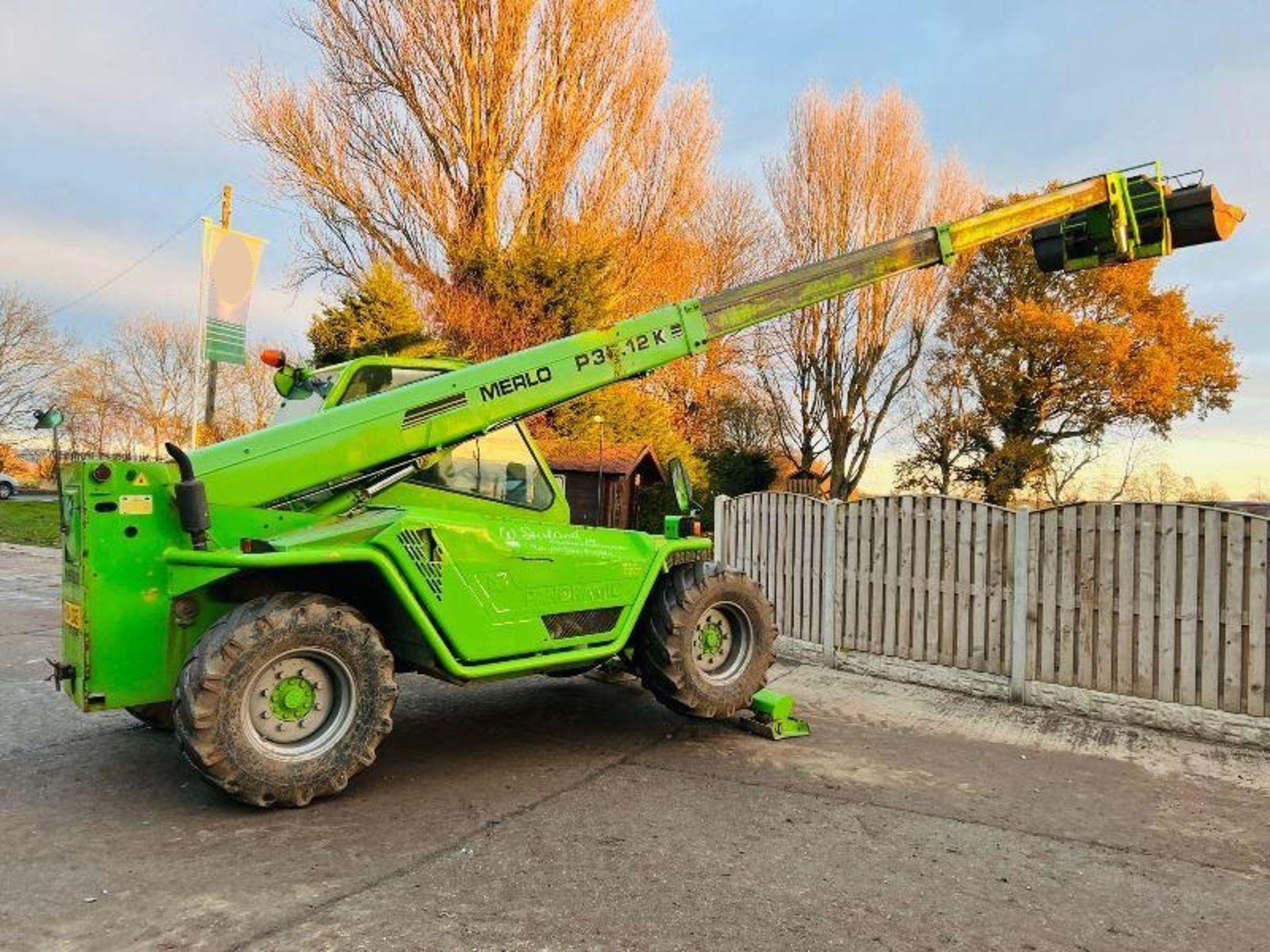 MERLO P35.12K 4WD TELEHANDLER C/W BUCKET & PALLET TINES - Image 4 of 14