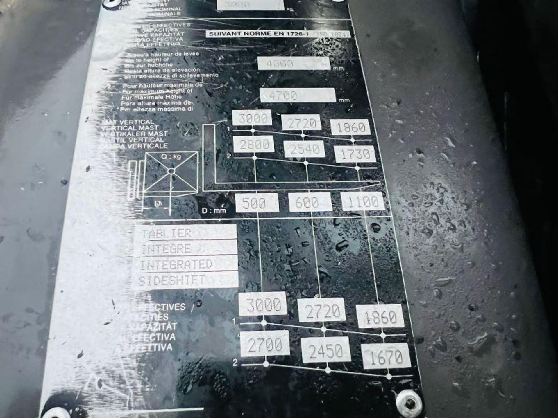 MANITOU MI30G CONTAINER SPEC FORKLIFT *YEAR 2013* C/W HYDRAULIC TURN TABLE. - Bild 10 aus 14