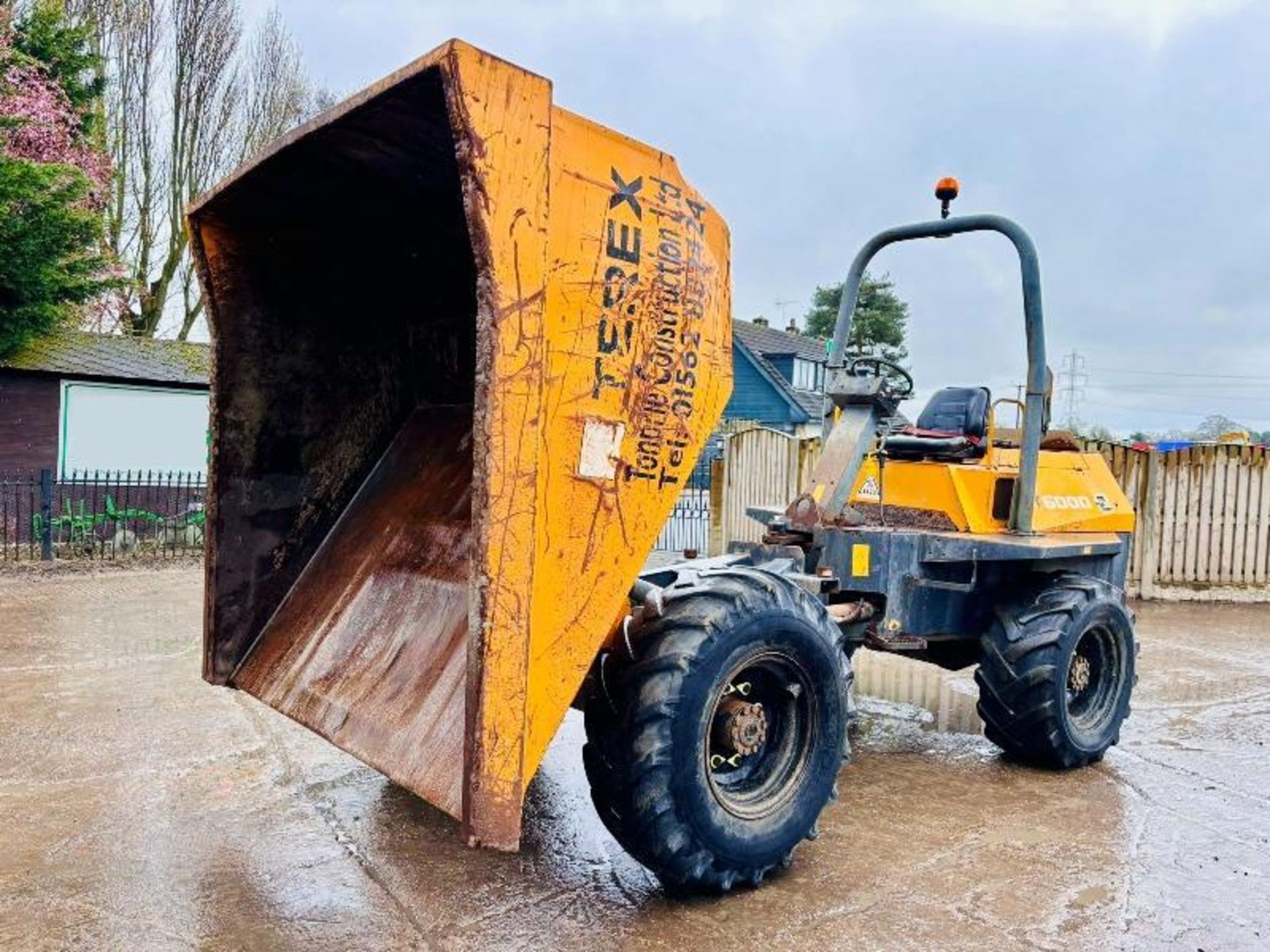 BENFORD 6000 4WD DUMPER *YEAR 2007* C/W ROLE BAR - Image 16 of 17