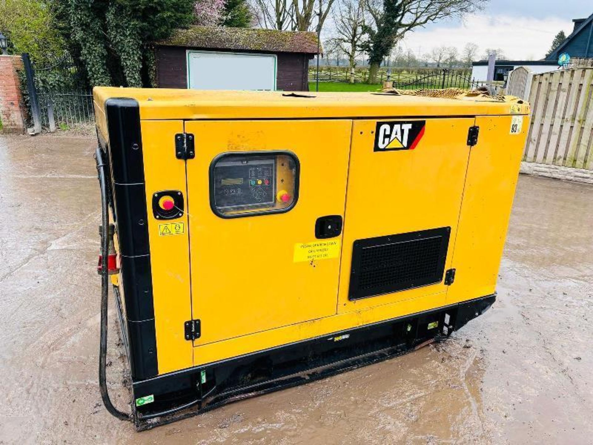 CATERPILLAR DE65E0 65KVA GENERATOR *YEAR 2015* C/W CAT ENGINE