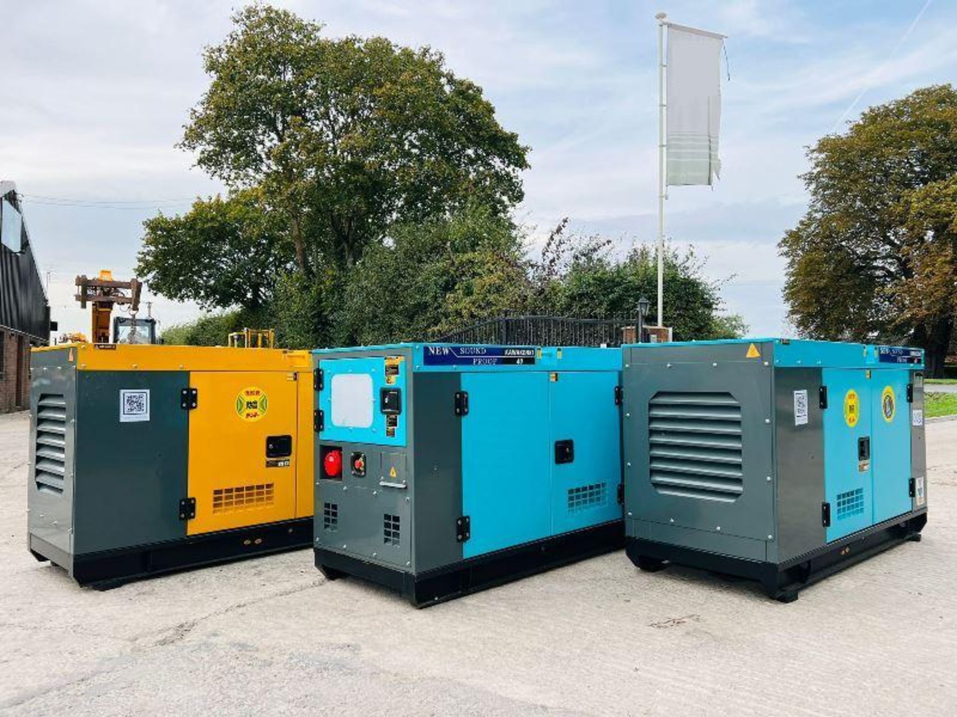 BRAND NEW KAWAKENI KK40 40KVA SILENT RUN GENERATOR *YEAR 2023* - Bild 13 aus 14