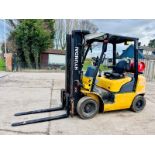 HYUNDAI 25L-7A CONTAINER SPEC FORKLIFT *YEAR 2017* C/W PALLET TINES