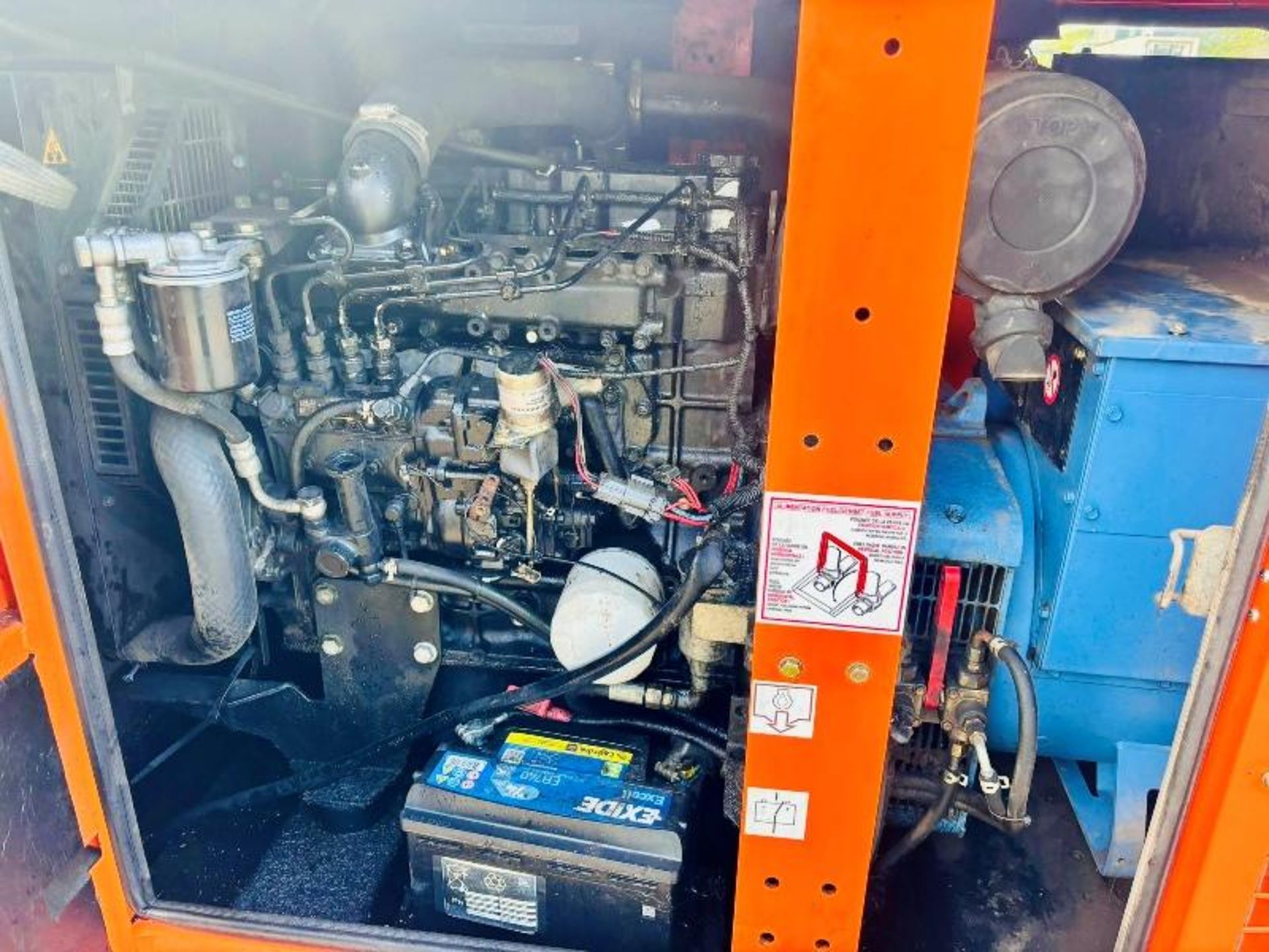 SDMO 40KVA GENERATOR C/W MITSUBISHI ENGINE  - Image 8 of 12