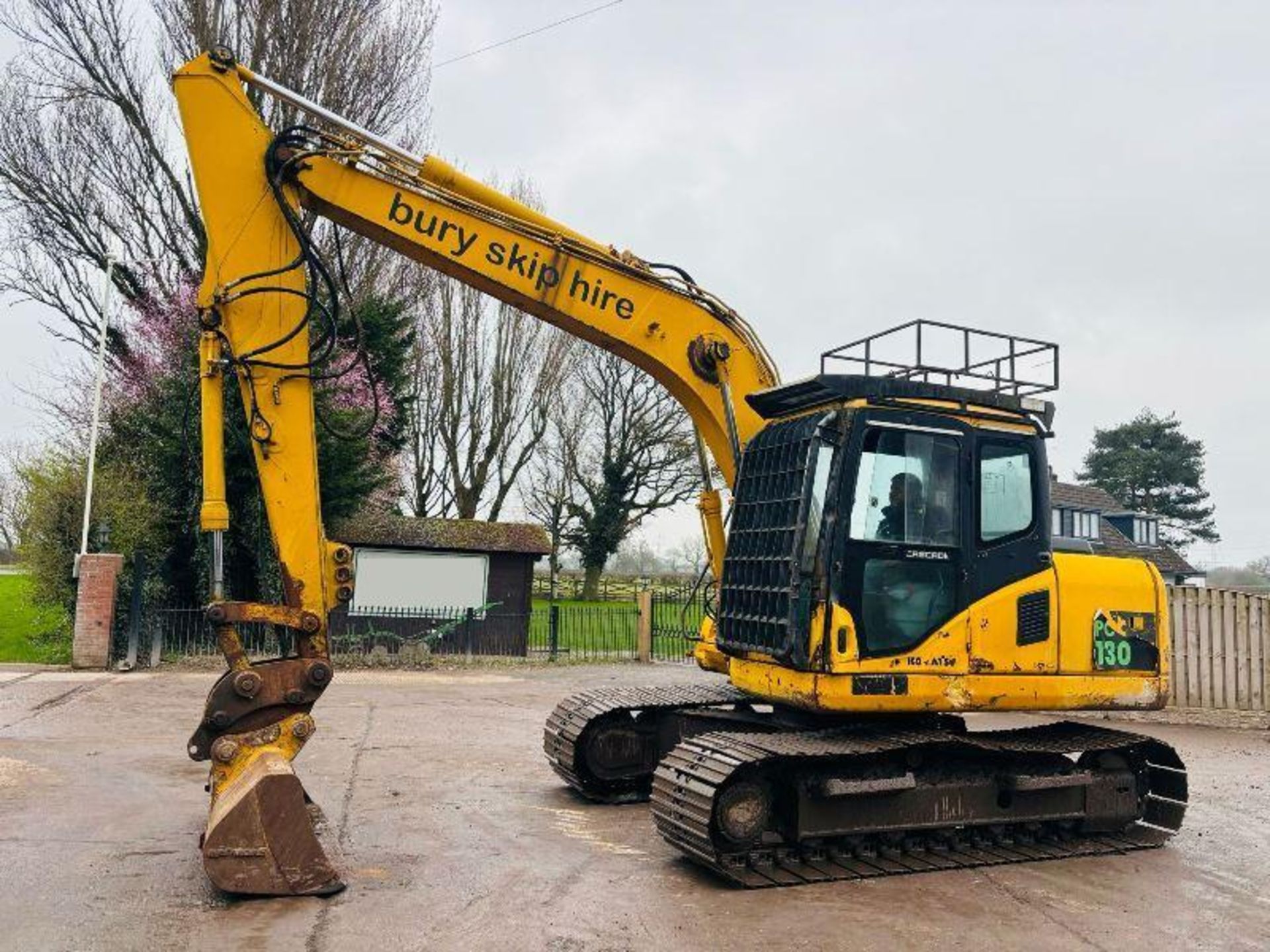 KOMATSU PC130 TRACKED EXCAVATOR C/W QUICK HITCH & BUCKET - Bild 17 aus 17