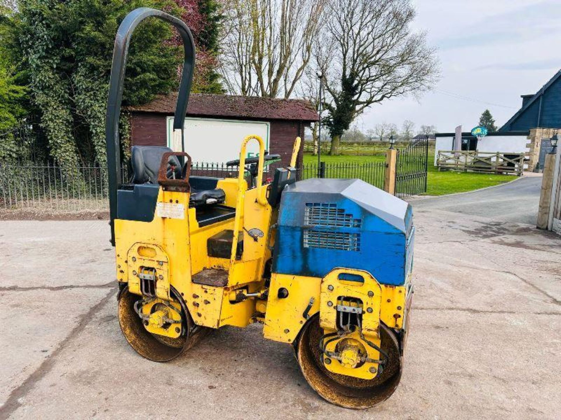 BOMAG BW80 DOUBLE DRUM ROLLER C/W KUBOTA ENGINE 