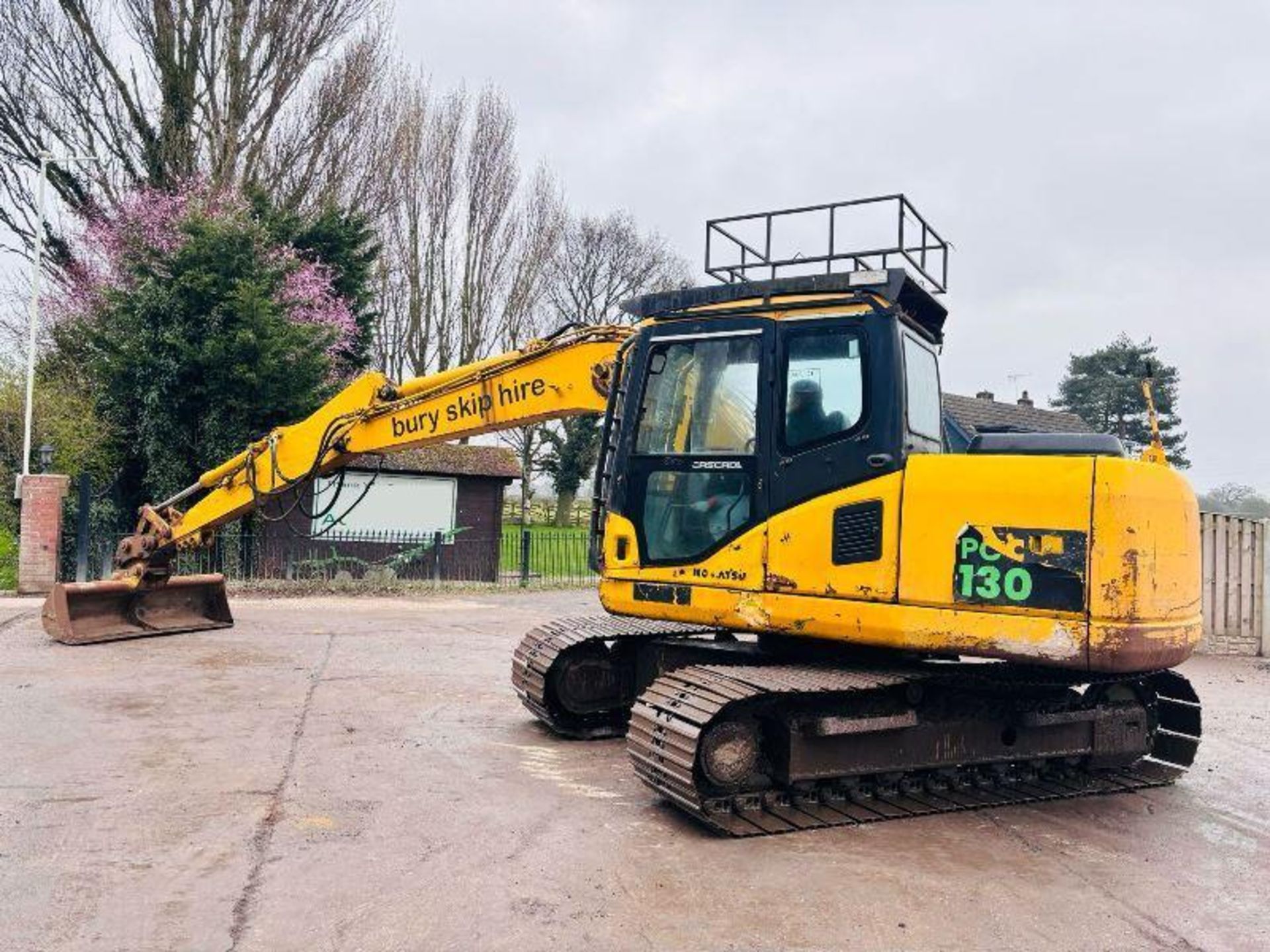 KOMATSU PC130 TRACKED EXCAVATOR C/W QUICK HITCH & BUCKET - Bild 15 aus 17