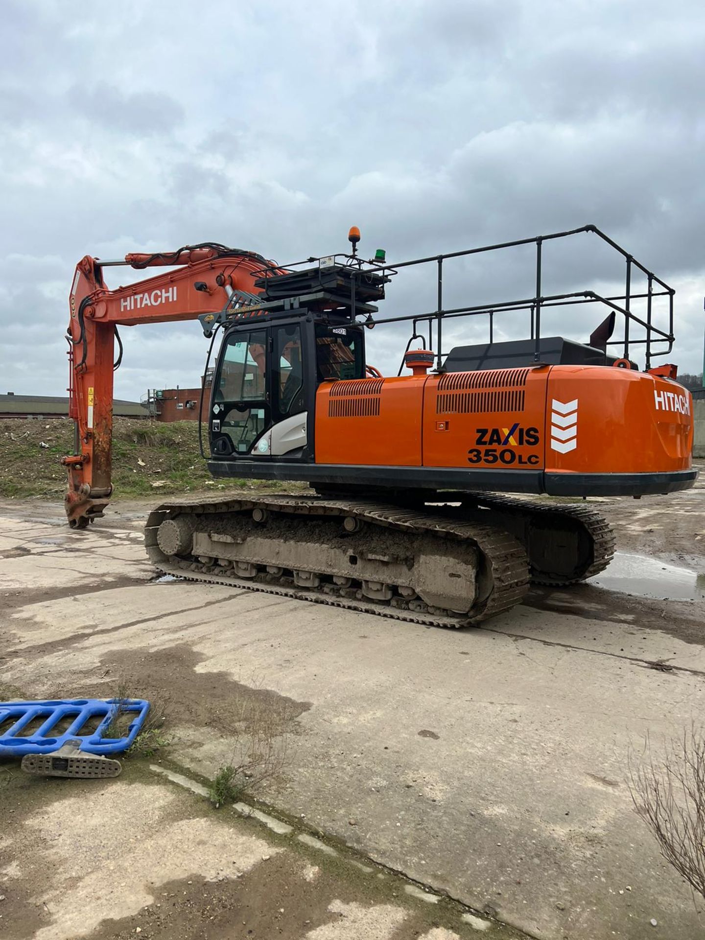 HITACHI ZAXIS ZX350LC-5B EXCAVATOR - HAMMER PIPE AND ROTATOR LINES - QUICK HITCH