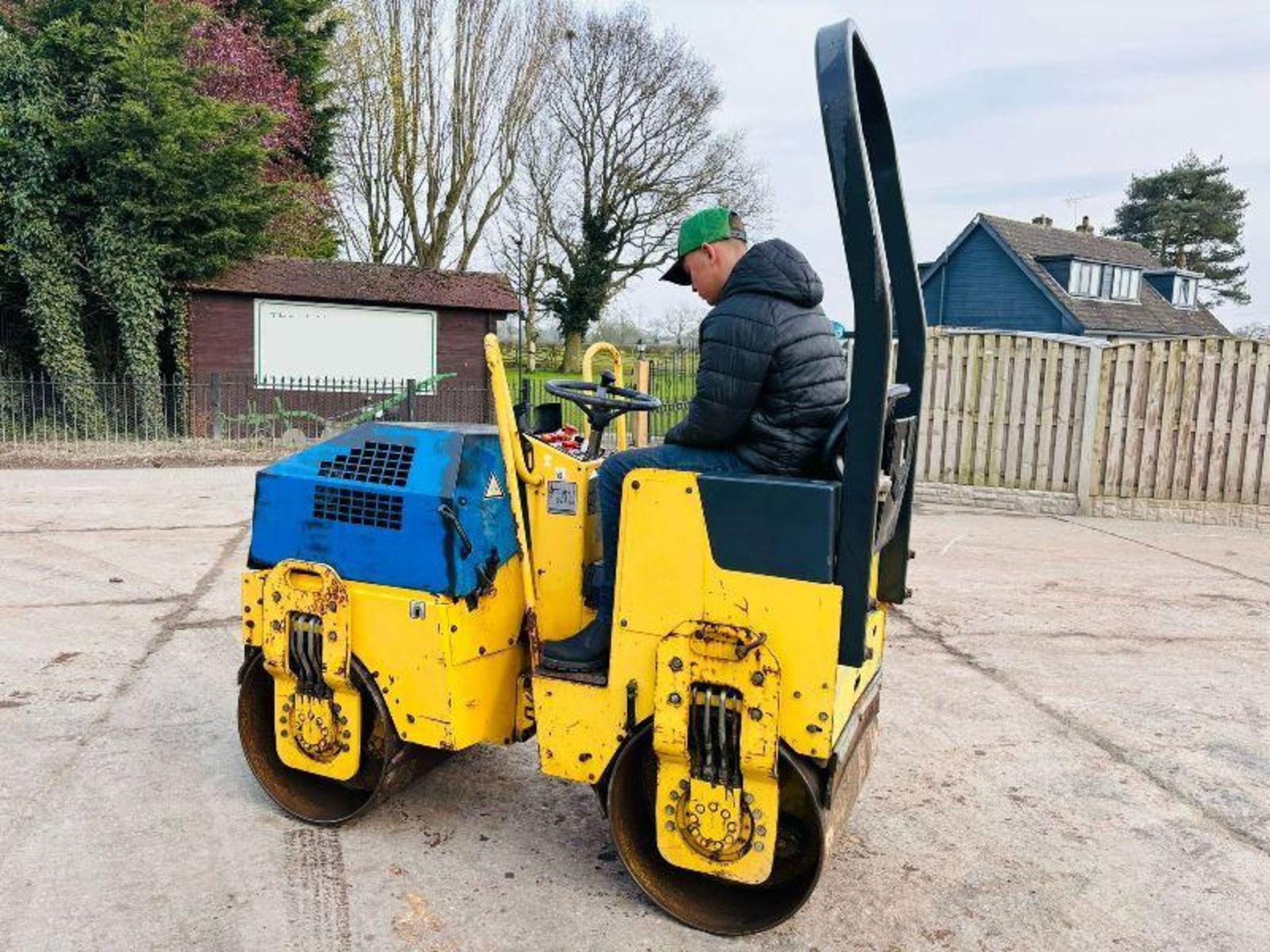 BOMAG BW80 DOUBLE DRUM ROLLER C/W KUBOTA ENGINE  - Image 7 of 8