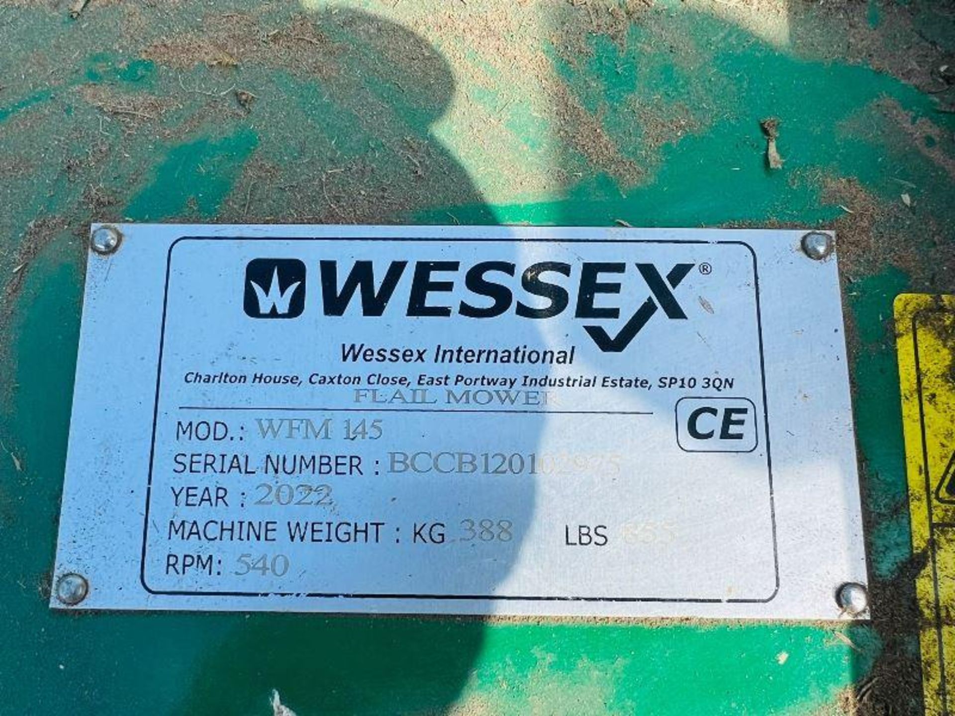LEYLAND 245 TRACTOR C/W WESSEX FLAIL MOWER *YEAR 2022* - Image 14 of 20