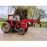 MASSEY FERGUSON MF590 TRACTOR C/W FRONT LOADER & MUCK FOLKS