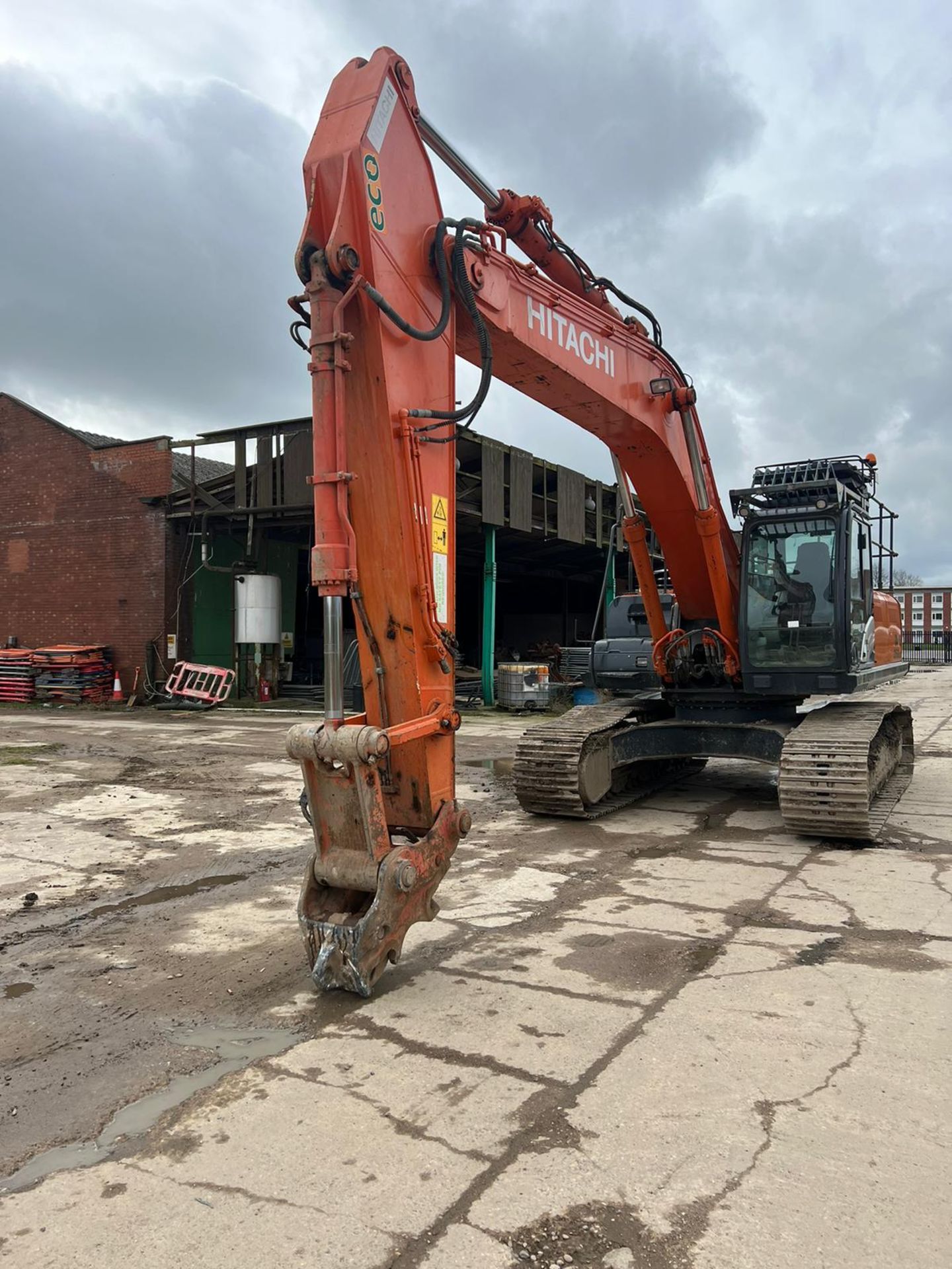 HITACHI ZAXIS ZX350LC-5B EXCAVATOR - HAMMER PIPE AND ROTATOR LINES - QUICK HITCH - Bild 2 aus 6